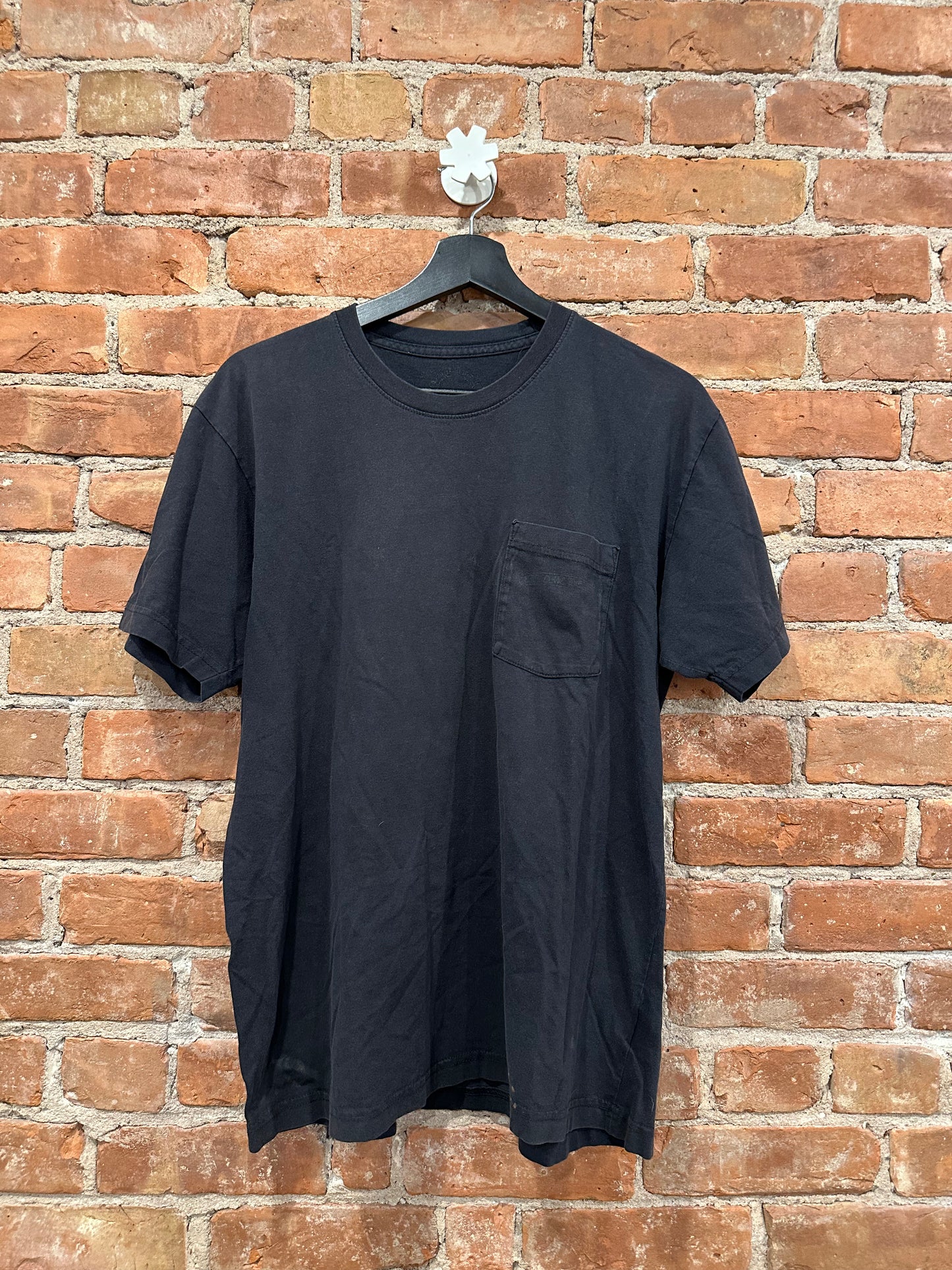 Chrome Hearts Black Orange Floral Medallion Pocket T-Shirt L - Front