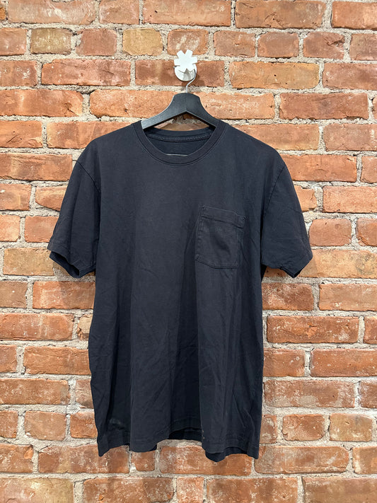 Chrome Hearts Black Orange Floral Medallion Pocket T-Shirt L - Front