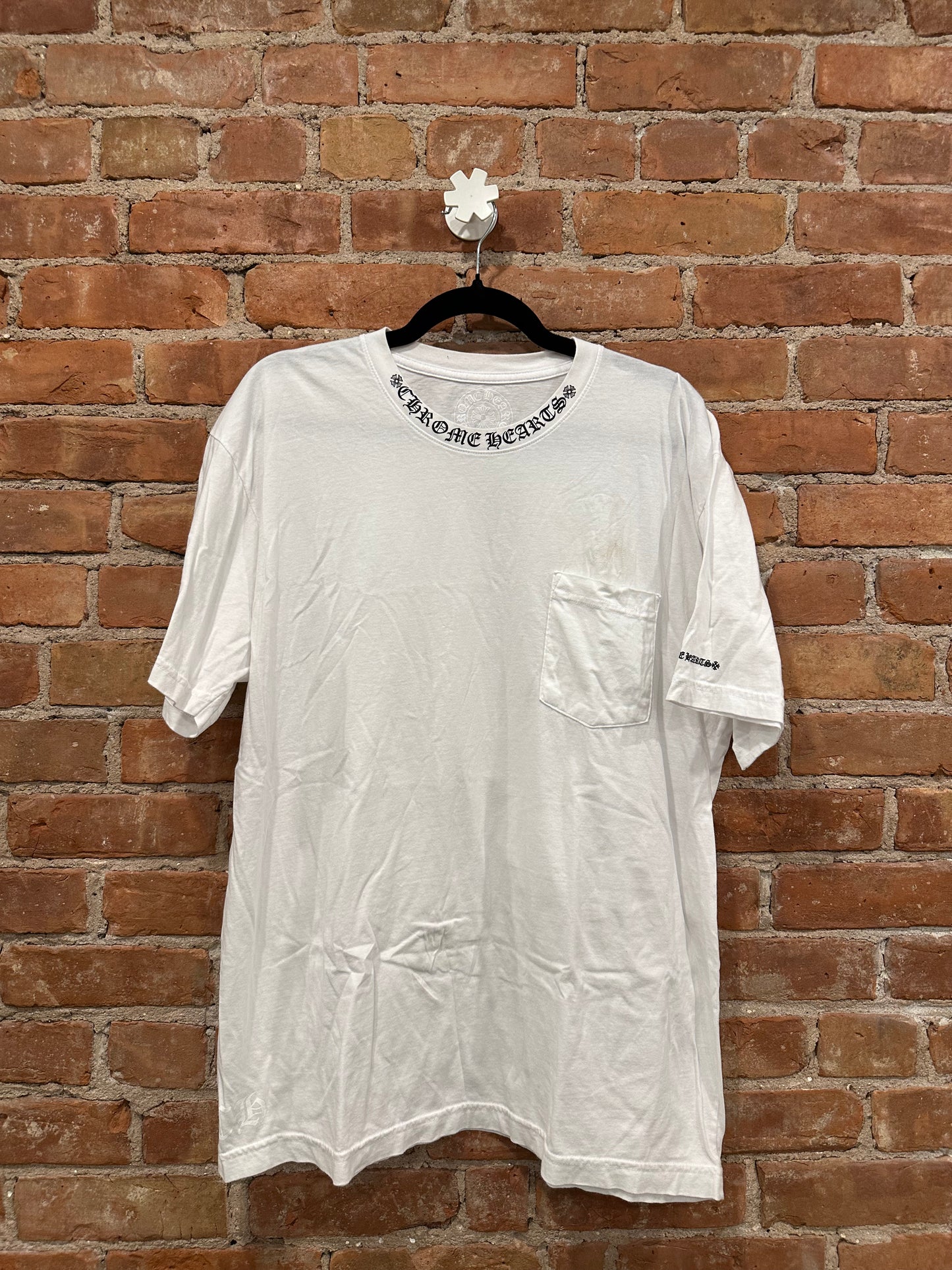 Chrome Hearts White Pocket T-Shirt XL - Front