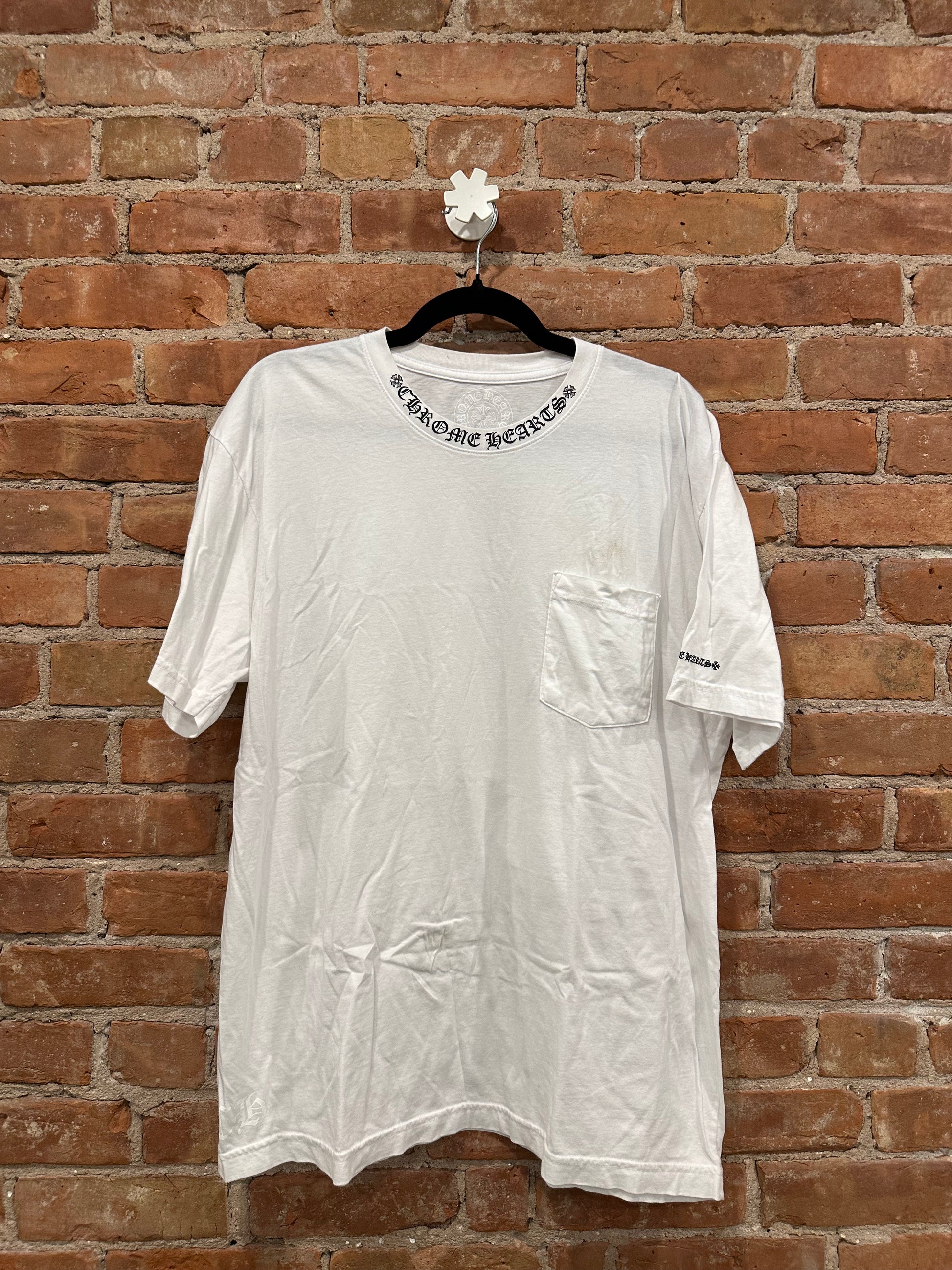 Chrome Hearts White Pocket T-Shirt XL - Front