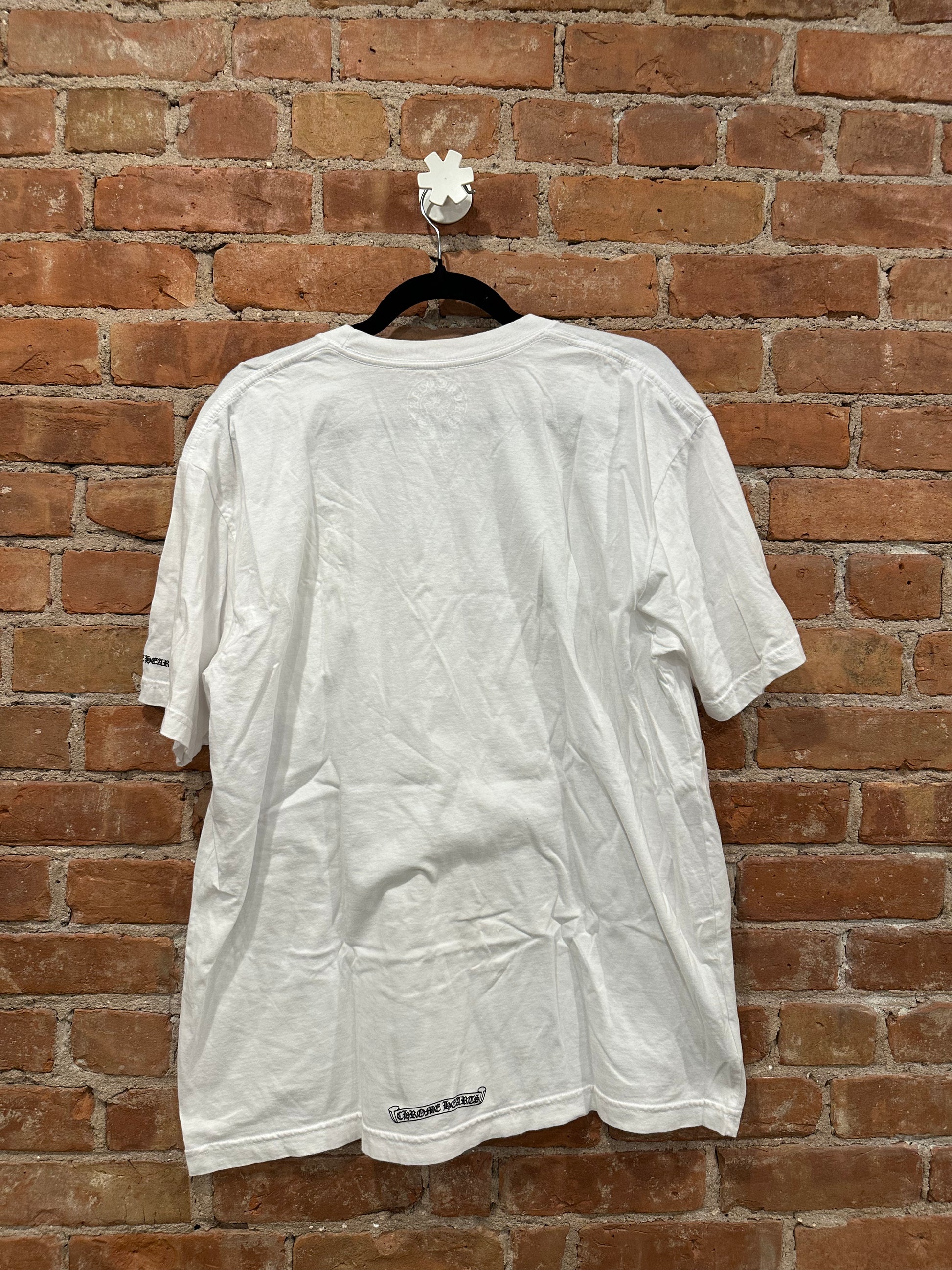 Chrome Hearts White Pocket T-Shirt XL - Back