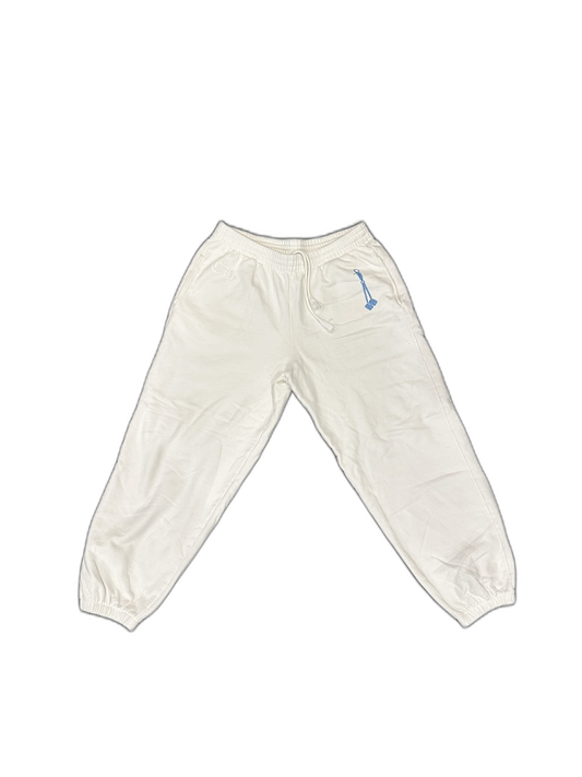Chrome Hearts White Dagger Sweatpants - Front