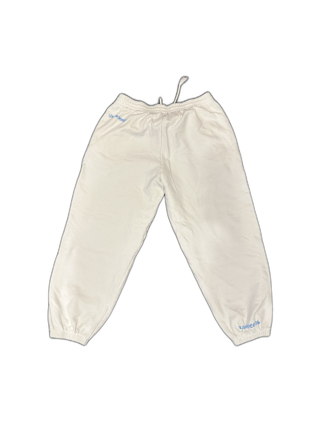 Chrome Hearts White Dagger Sweatpants - back bg-removed