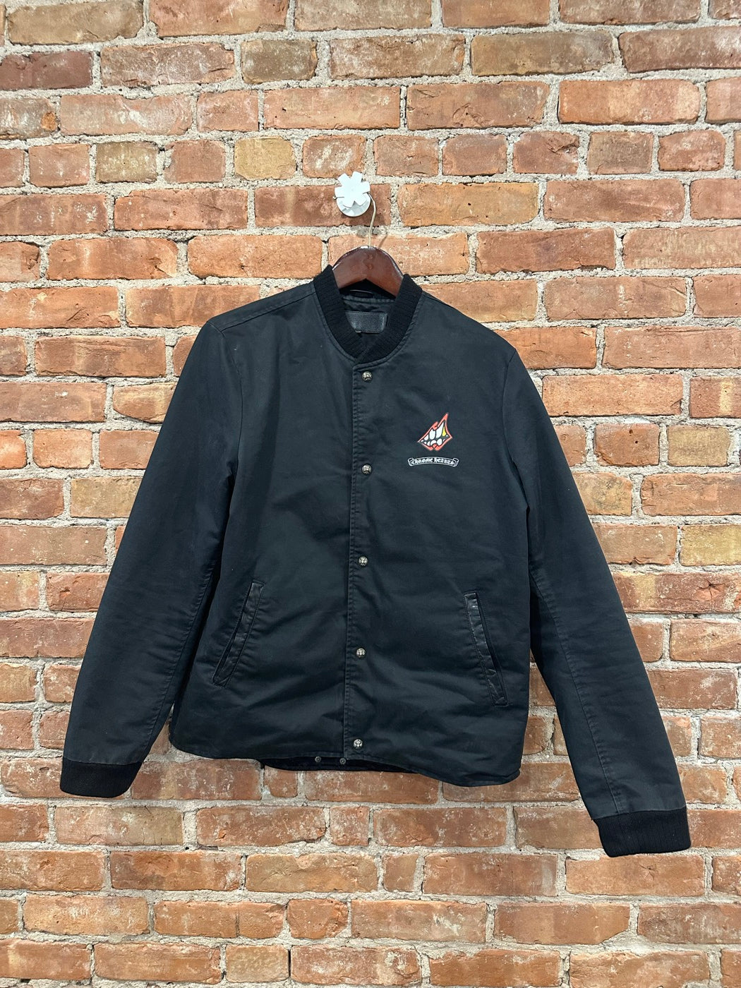 Chrome Hearts Black Forever Coach Jacket - Front