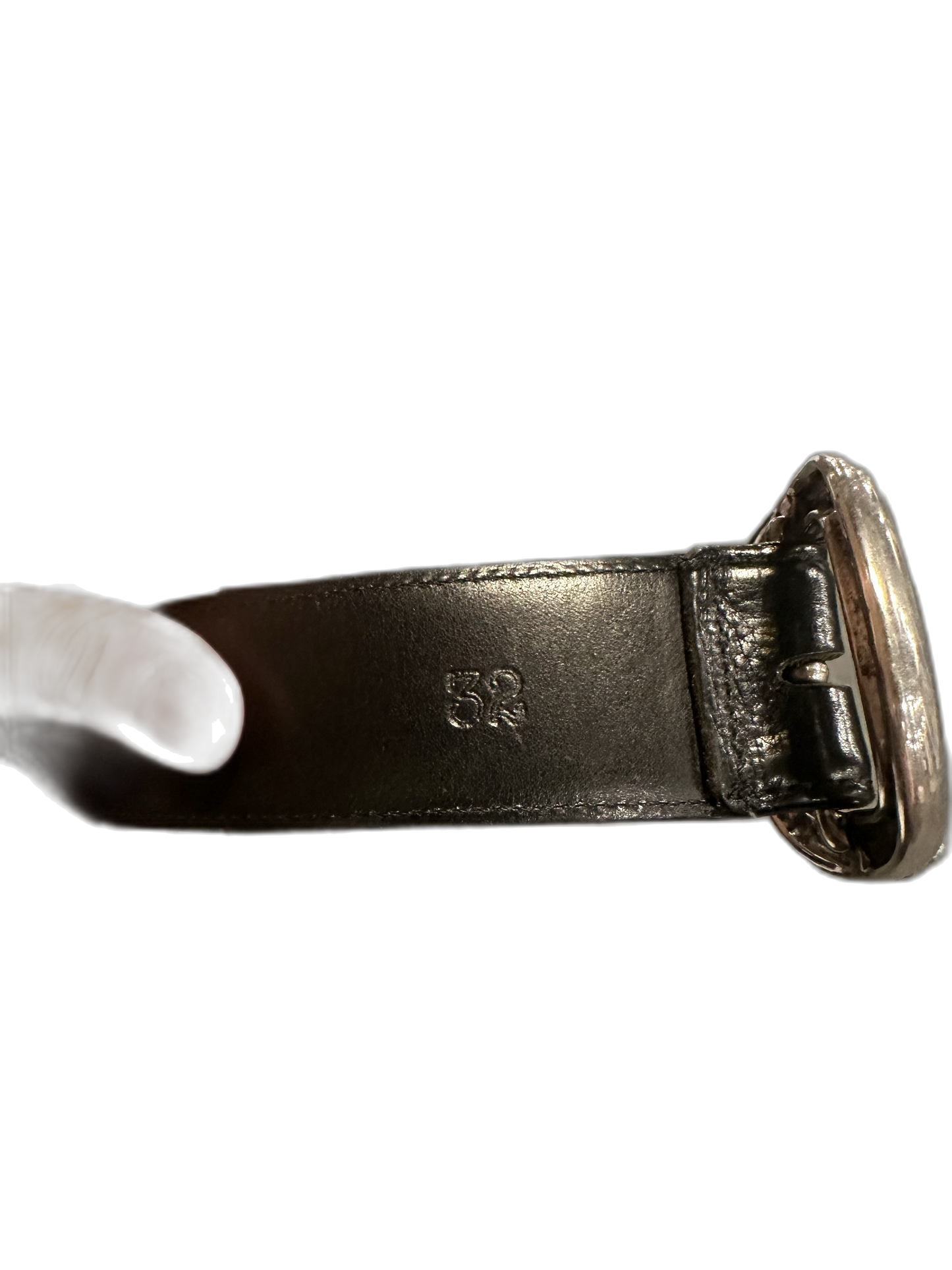 CH Belt Silver Horseshoe Size 32 - Authentication