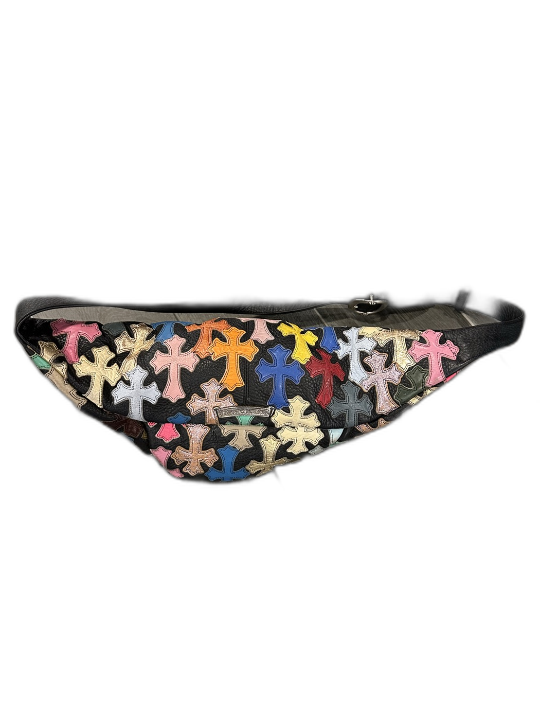 Chrome Hearts Multicolor Cross Patch Leather Fanny Pack - Back
