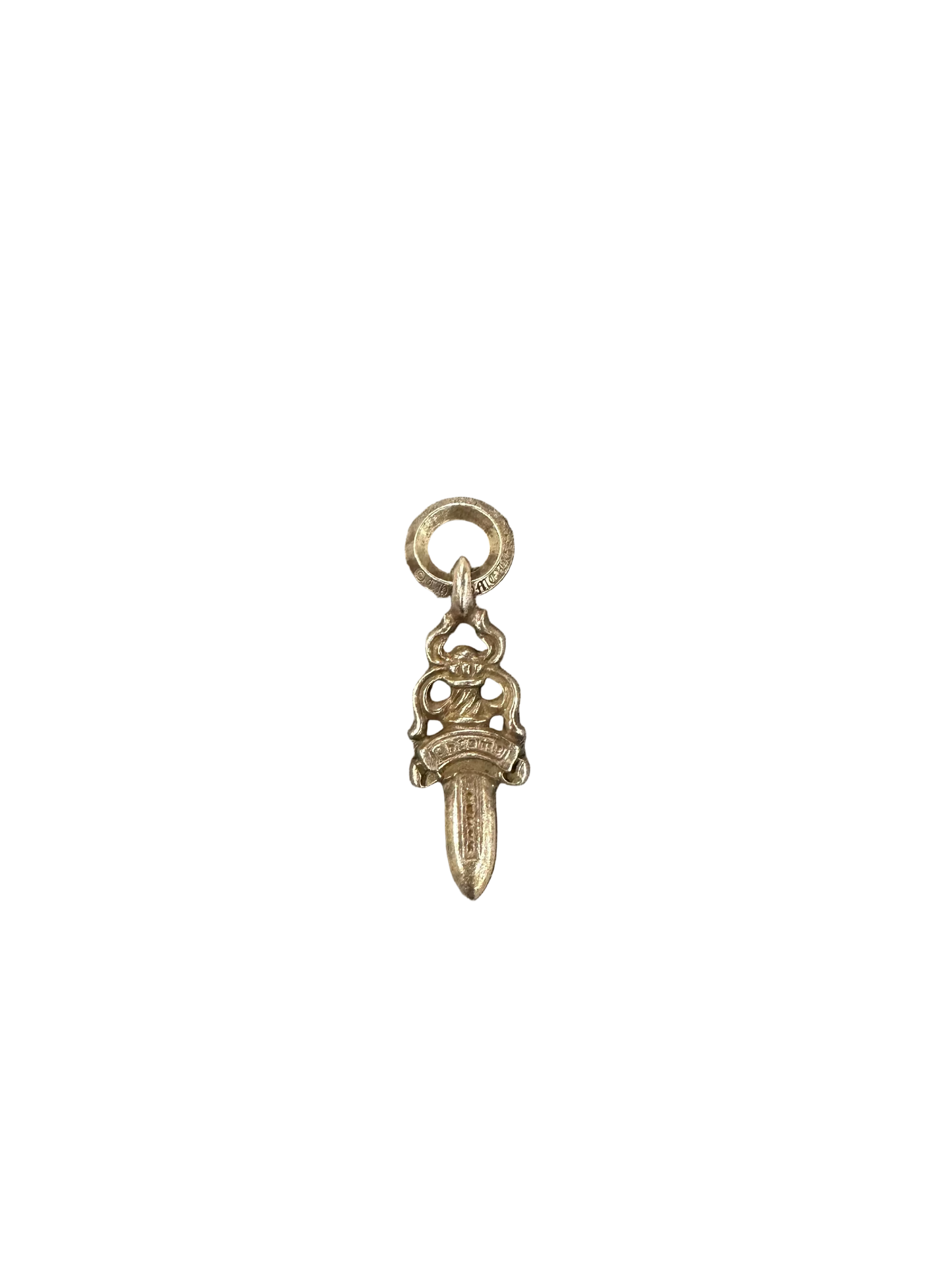 Chrome Hearts Sterling Silver Dagger Pendant 1 in