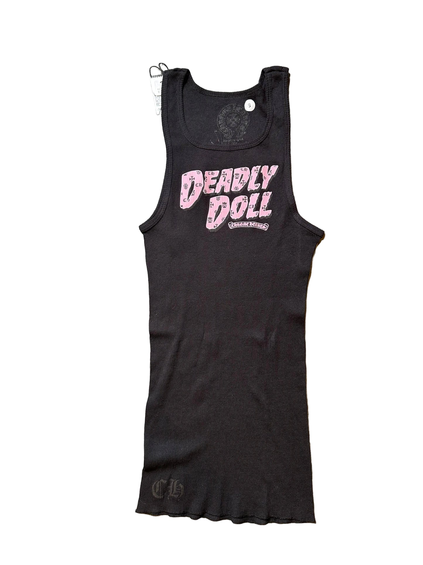 Chrome Hearts Deadly Doll graphic tank top size S