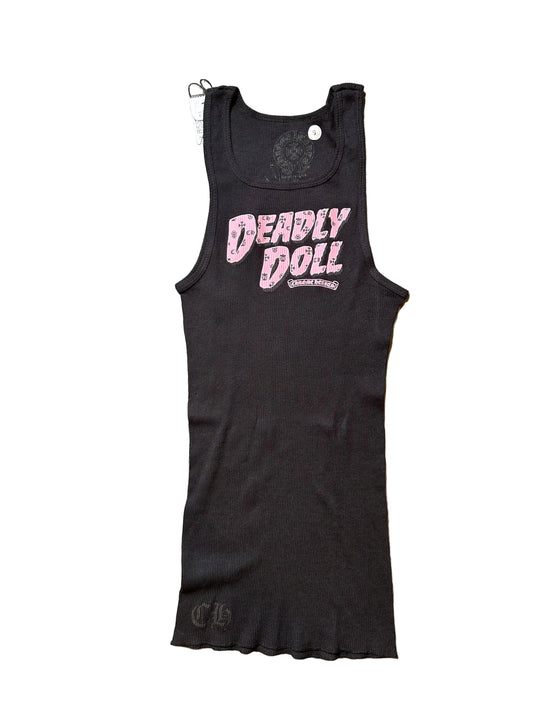 Chrome Hearts Deadly Doll graphic tank top size S