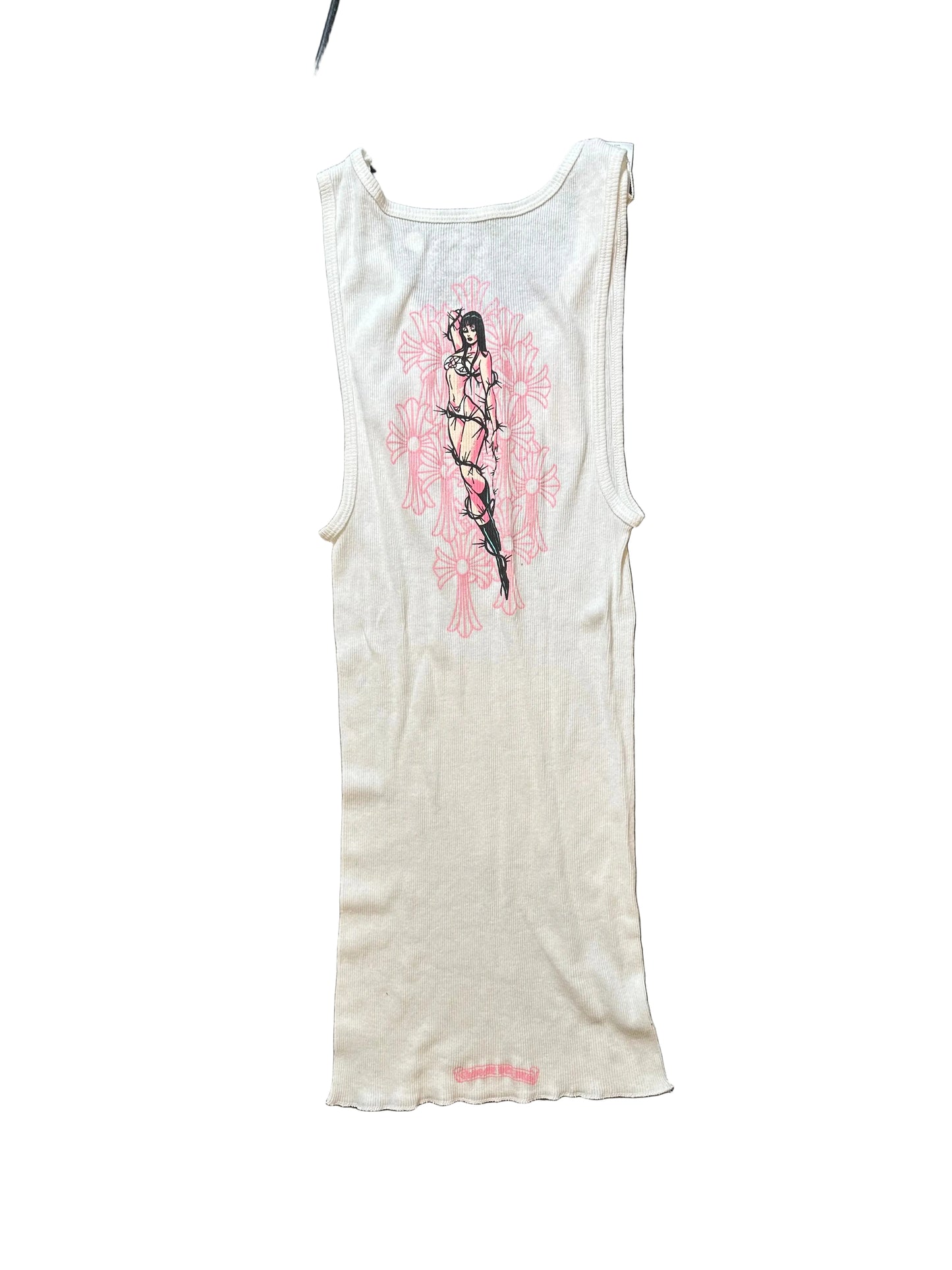 Chrome Hearts Deadly Doll graphic tank top