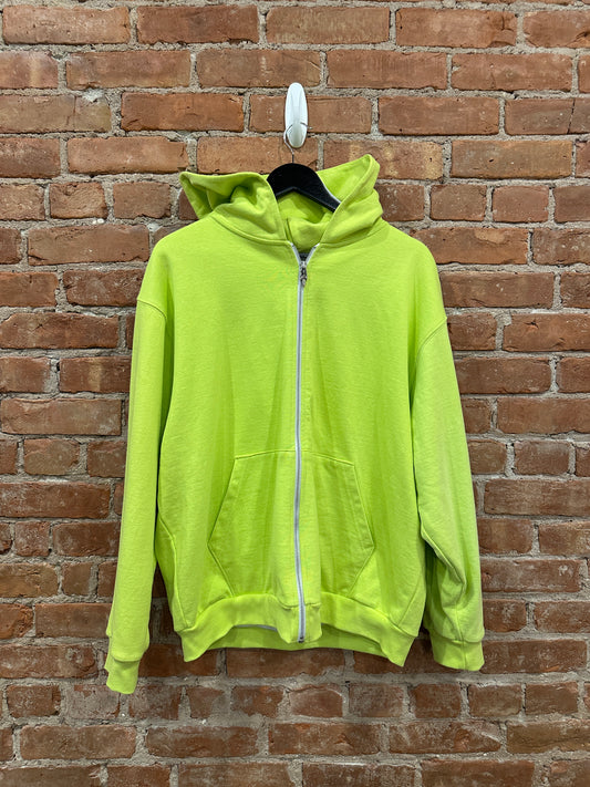Chrome Hearts Neon Zip Up Hoodie SZ XL
