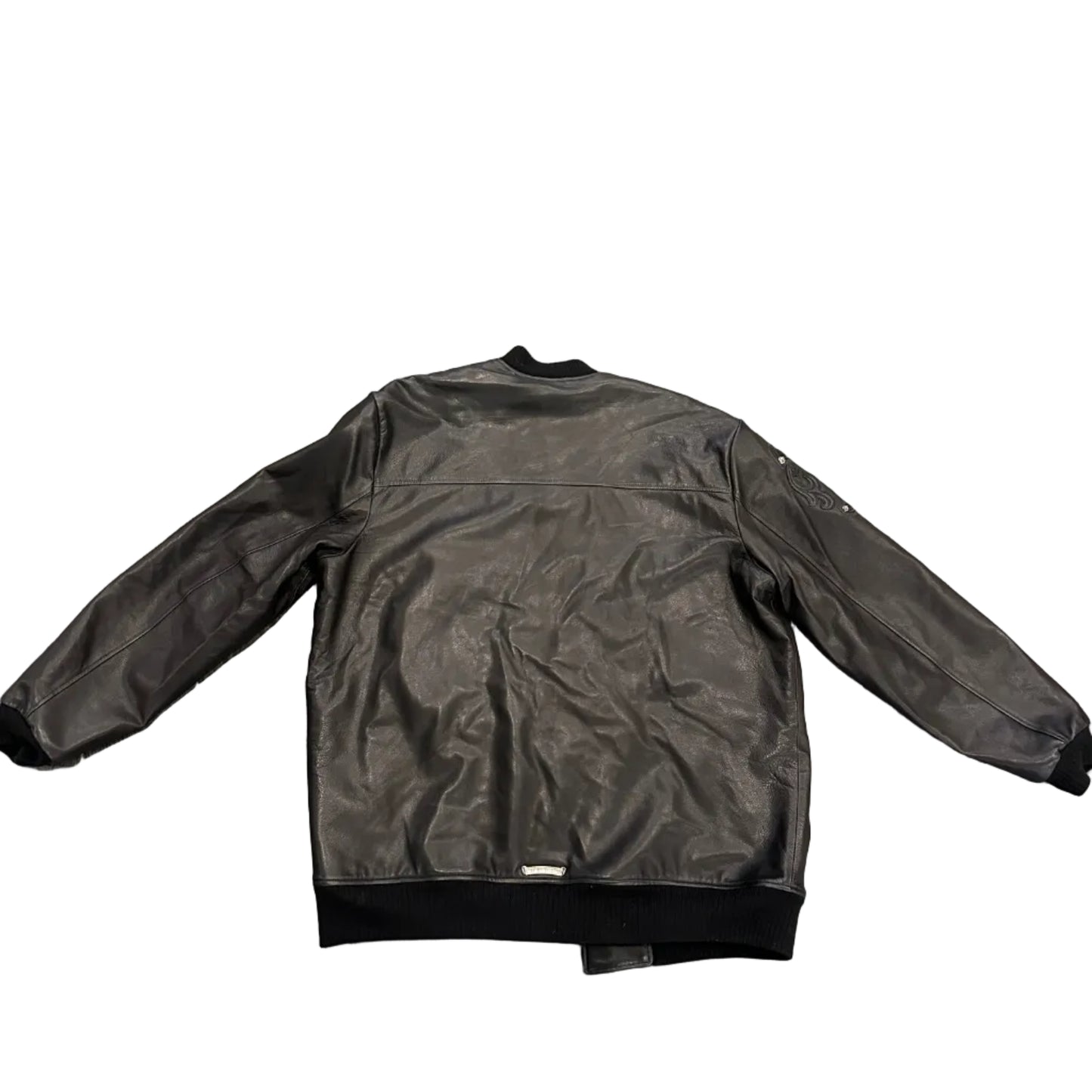 ($30,000) Chrome Hearts Black varsity jacket