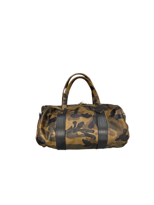 ($12,000) Chrome Hearts Camouflage Leather Mini Duffle