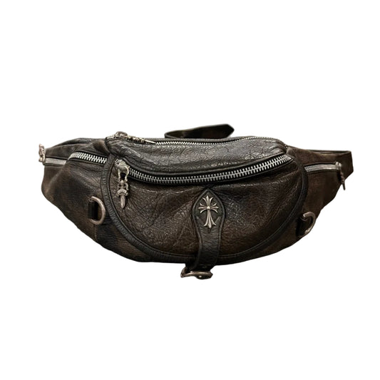 Chrome Hearts Brown leather Snat Pack