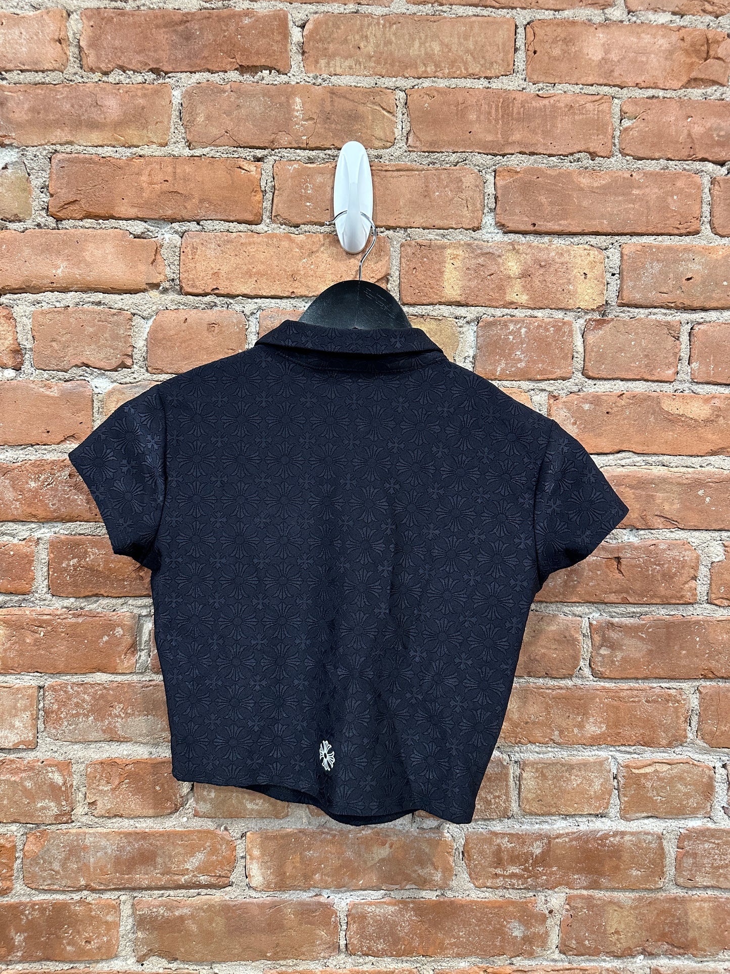 Chrome Hearts Horseshoe CH Monogram Plus Polo Shirt Sz S