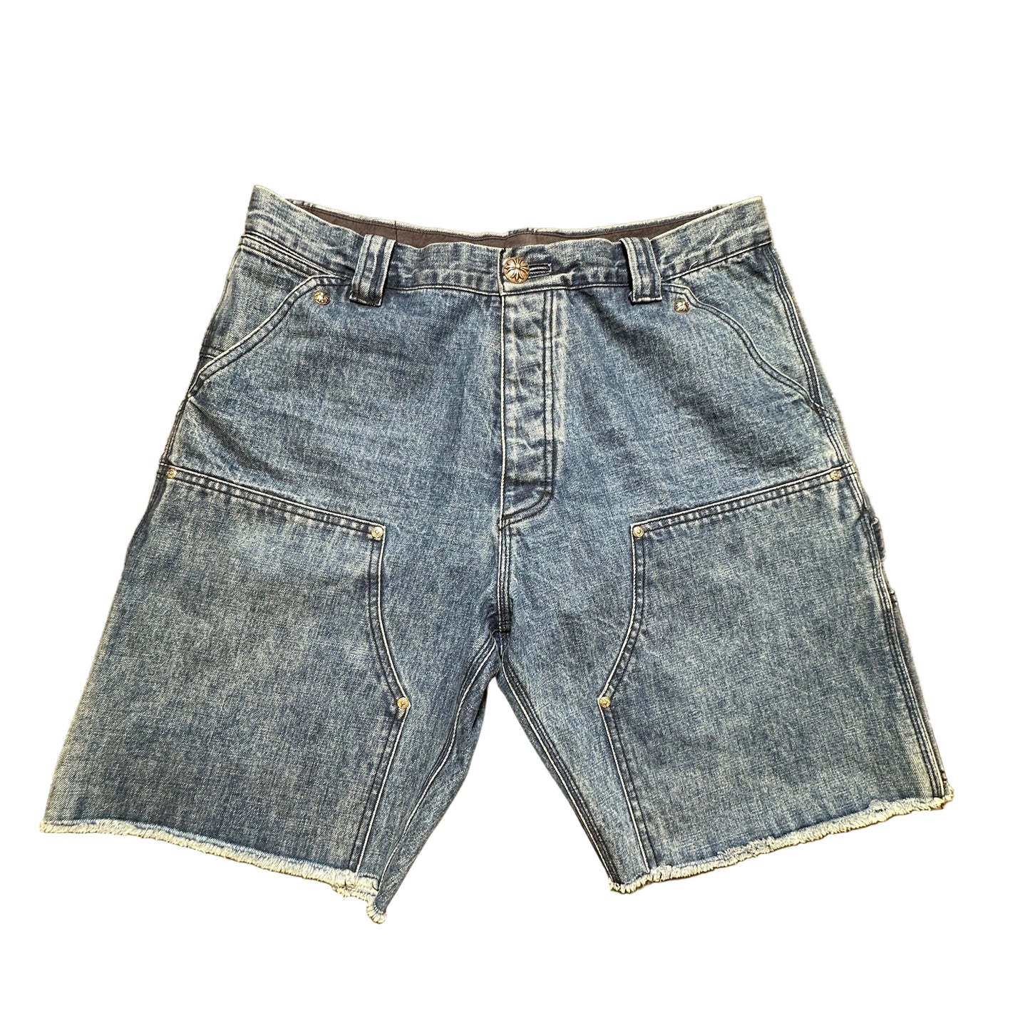 Chrome Hearts denim carpenter shorts Sz 36