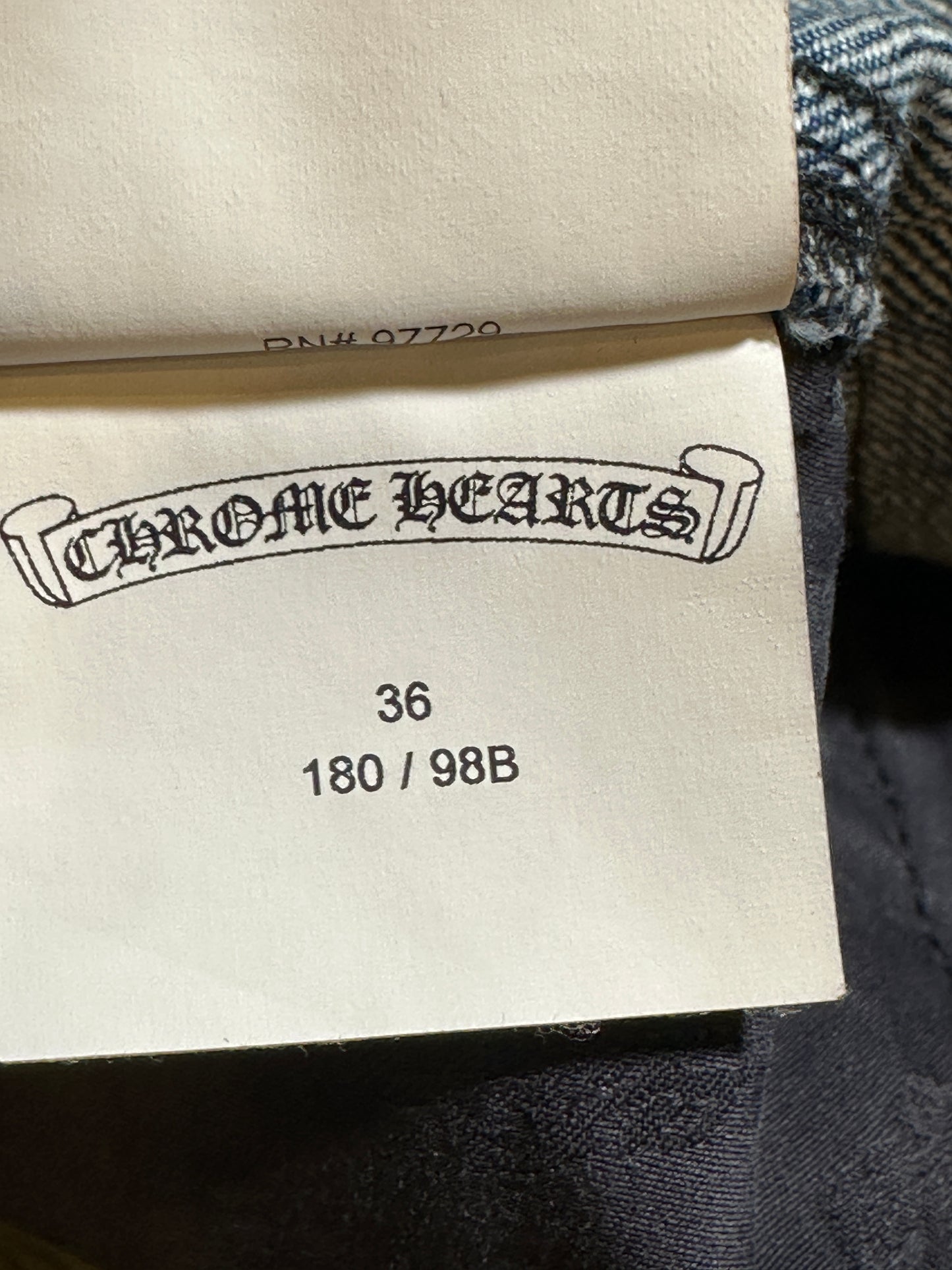 Chrome Hearts denim carpenter shorts Sz 36