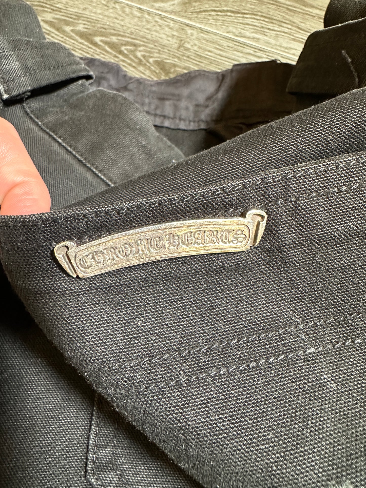Chrome Hearts Black Double Knee Carpenter pants sz 36