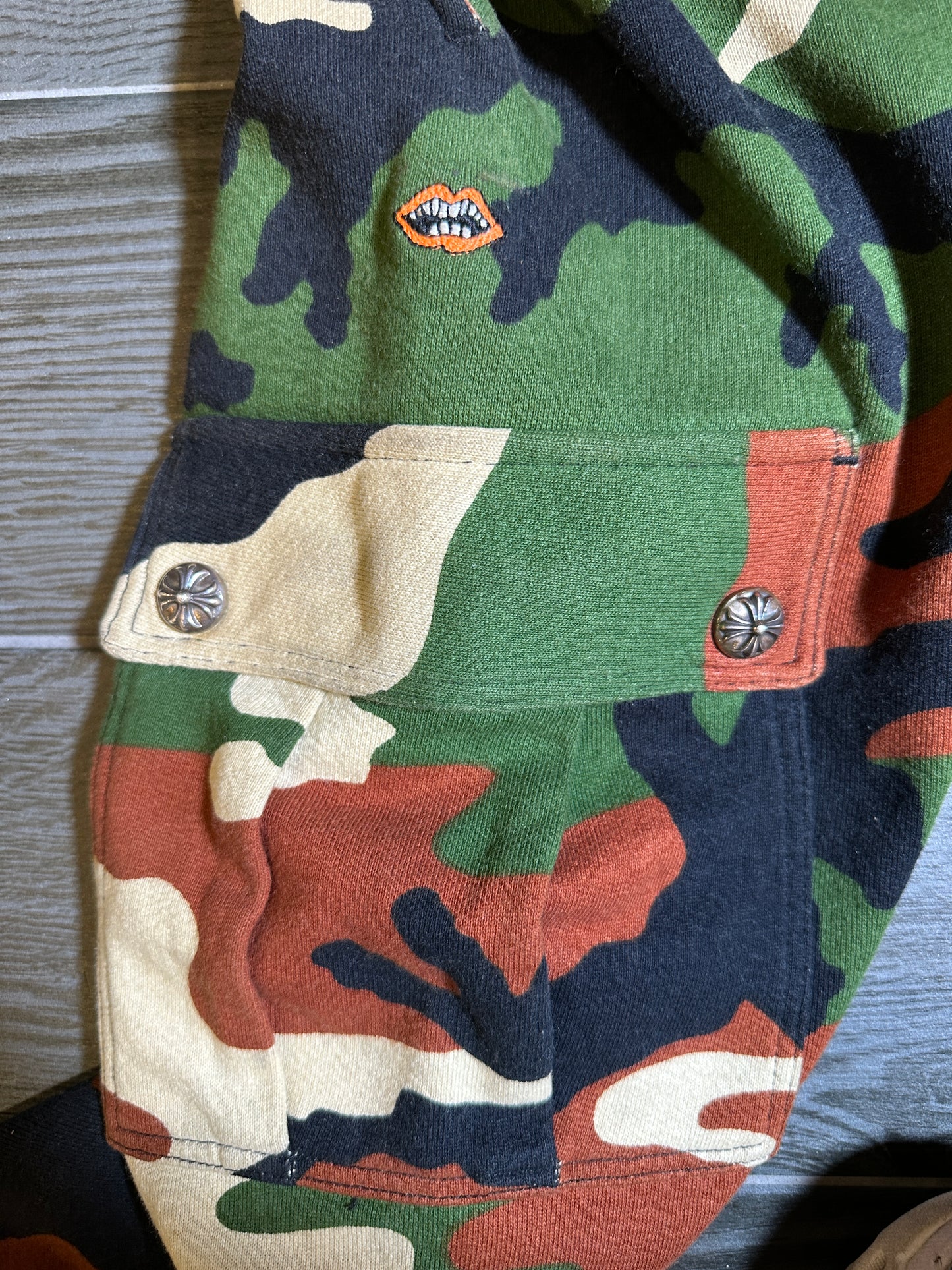 Chrome Hearts x Matty Boy Caution Cargo Sweatpants sz L