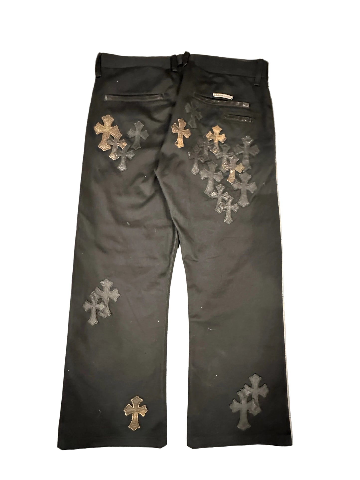 ($16,000) Chrome Hearts Camo Cross Patch Pants sz 38