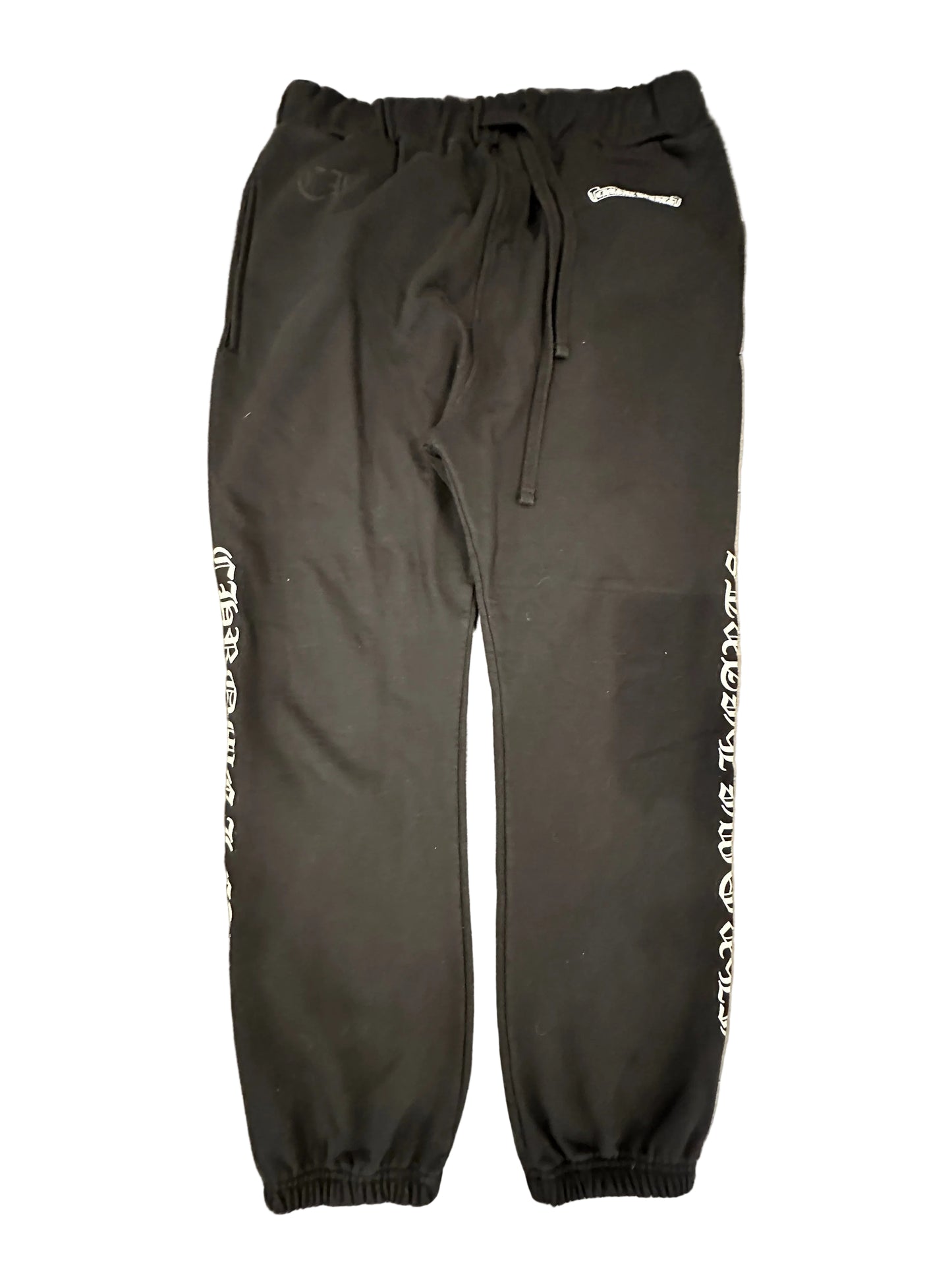 Chrome Hearts Scroll Logo Sweatpants sz XL