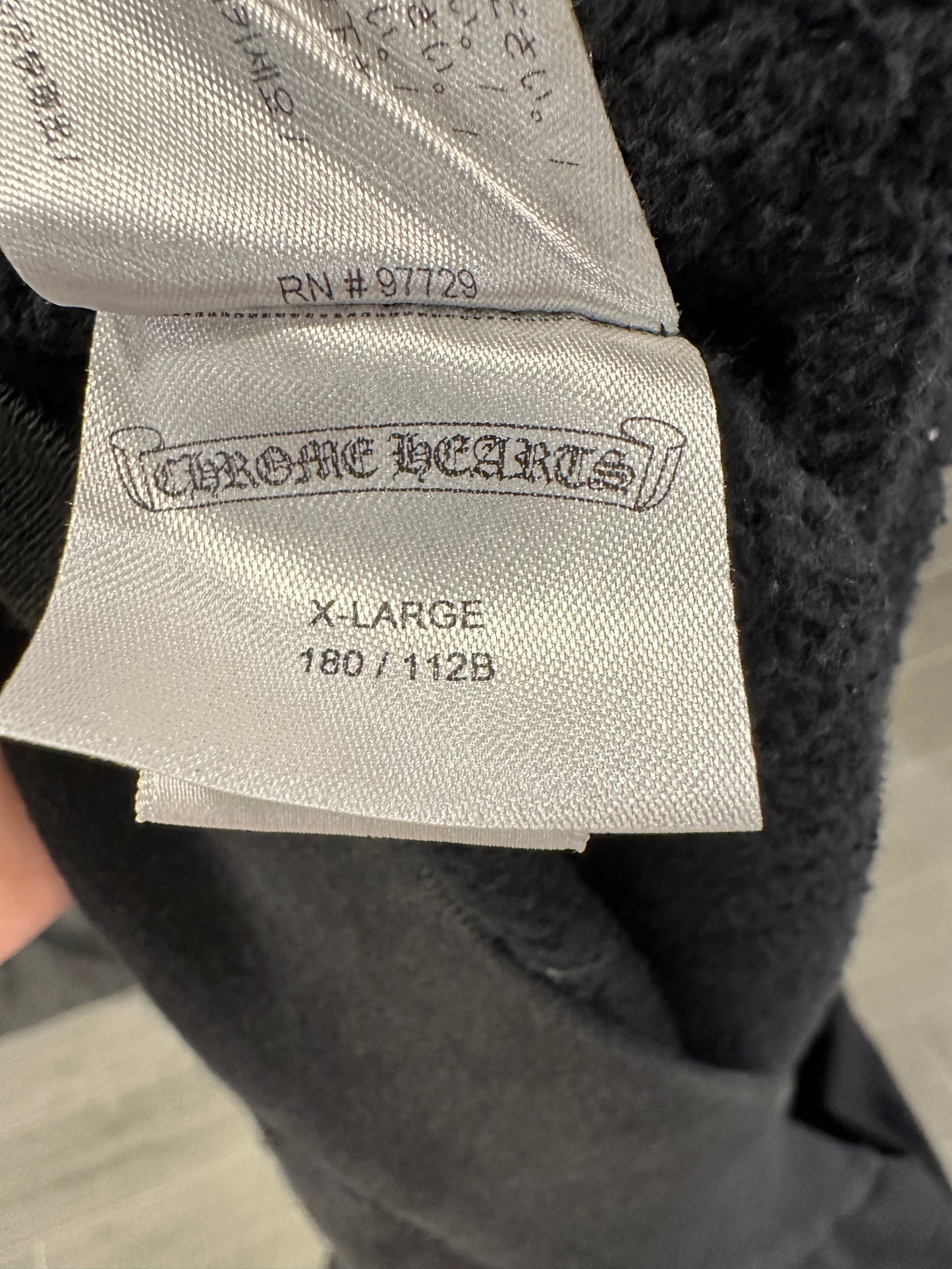Chrome Hearts Black Grey Las Vegas Hoodie sz XL