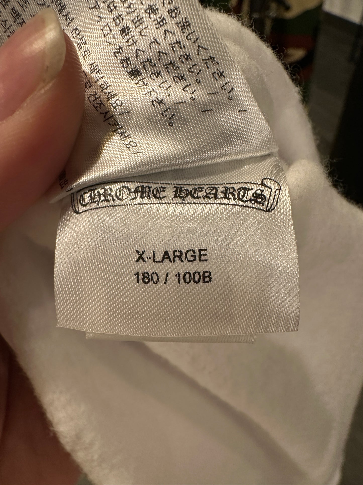 Chrome Hearts White Love You Crewneck Long Sleeve sz xl