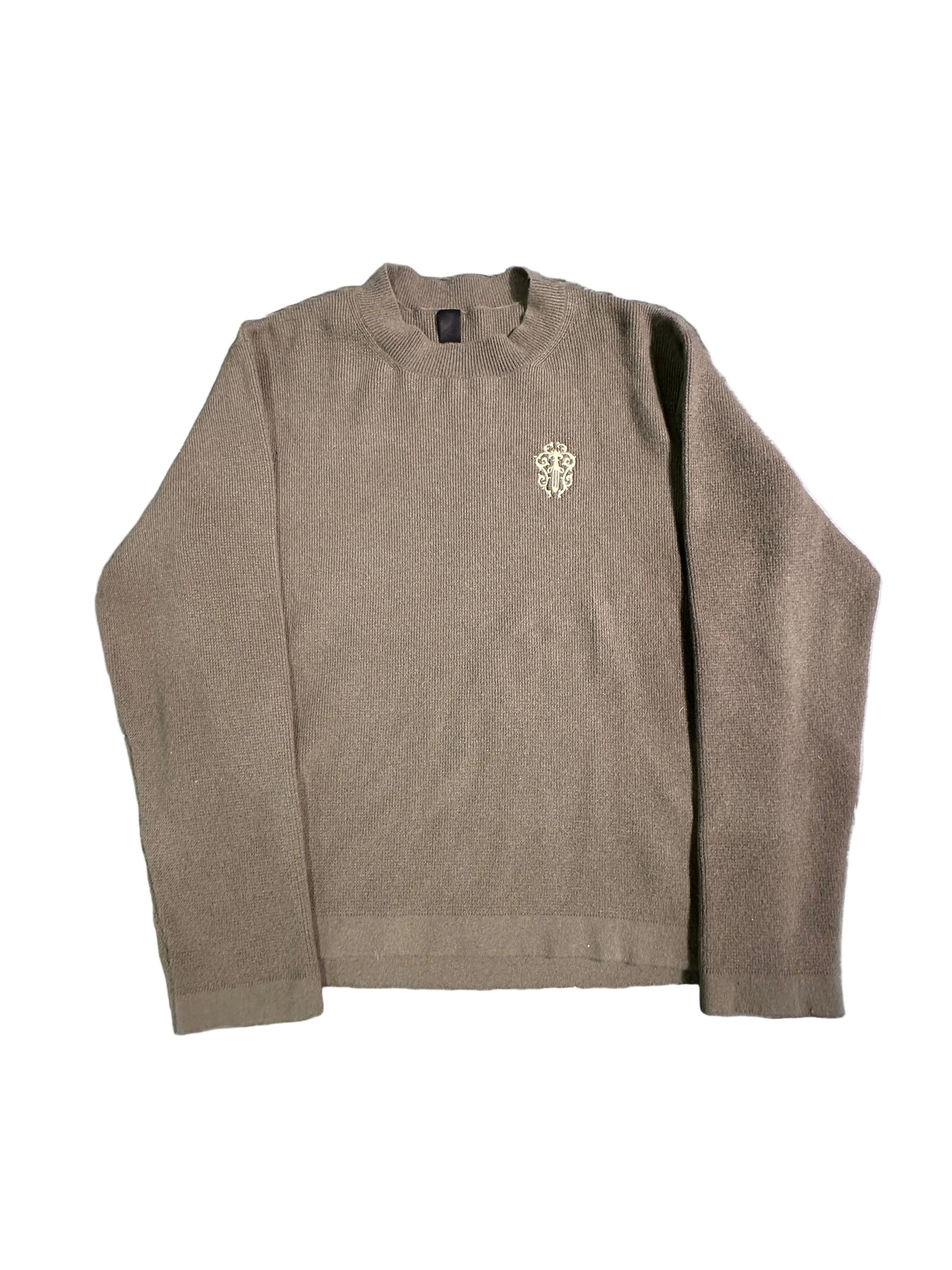 Chrome Hearts Brown Knitted Sweater sz L