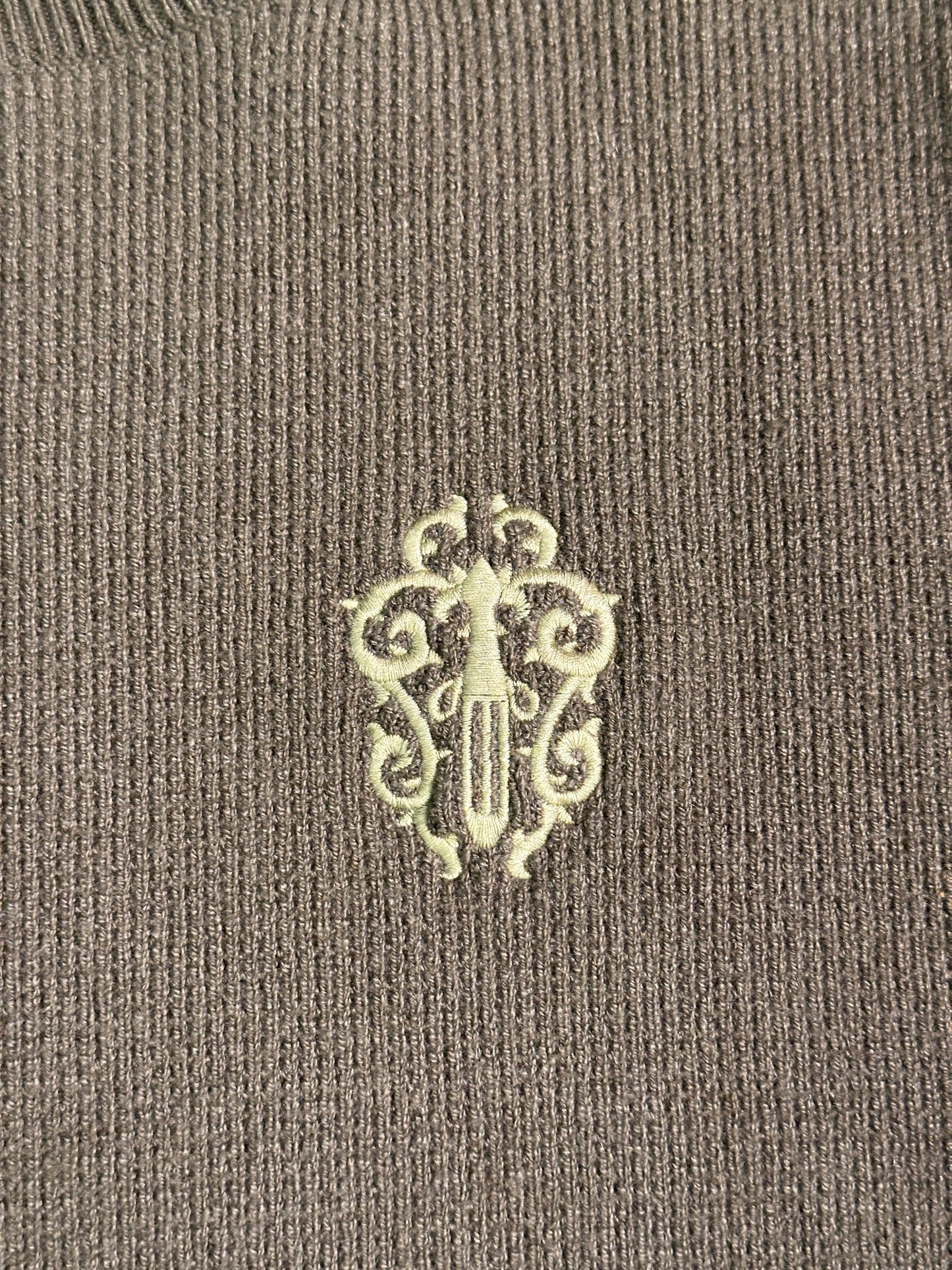 Chrome Hearts Brown Knitted Sweater sz L