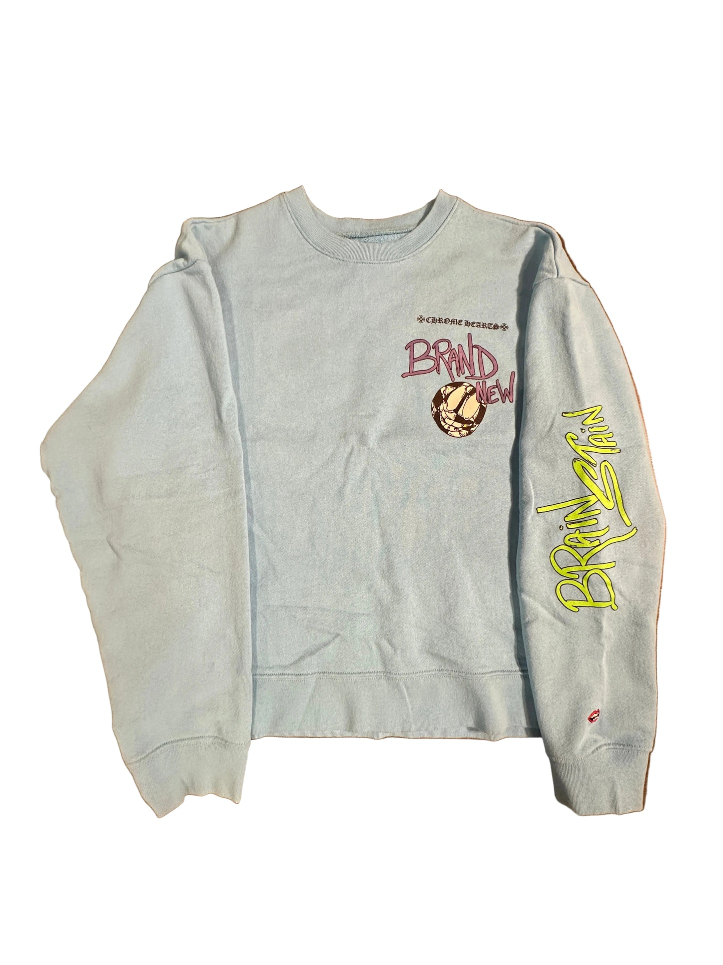Chrome Hearts Matty Blue Light Blue Sweater Sz M