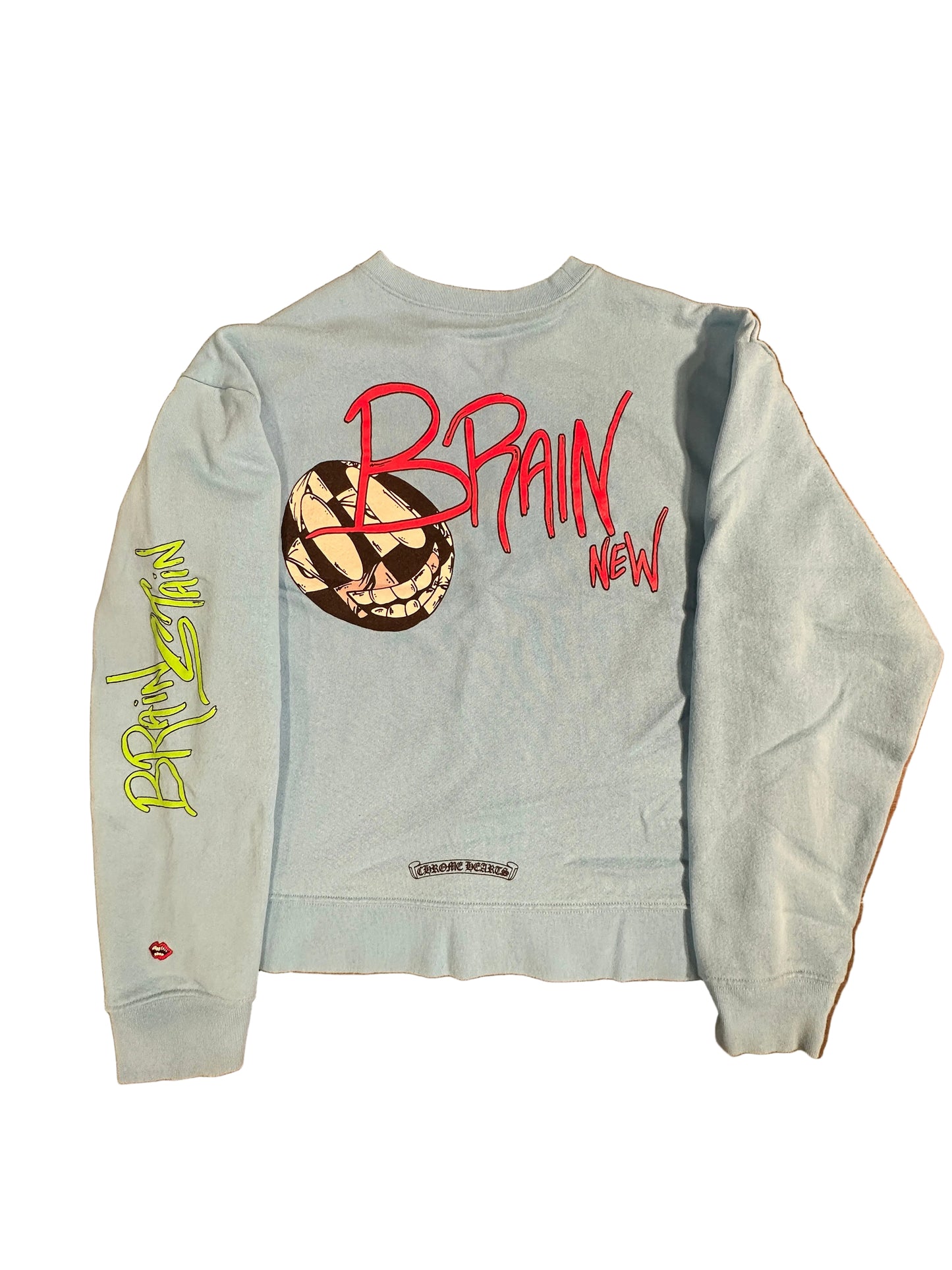 Chrome Hearts Matty Blue Light Blue Sweater Sz M