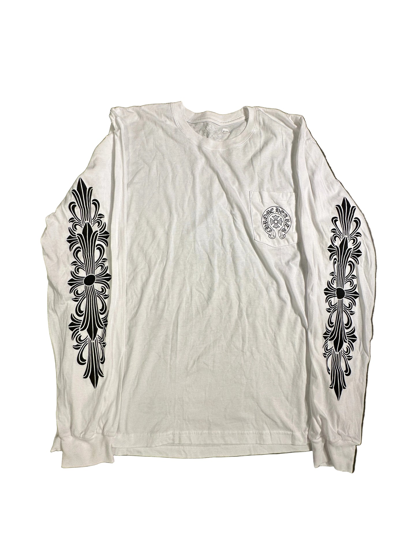 Chrome Hearts White Horseshoe Las Vegas floral Long Sleeve sz XXL NEW