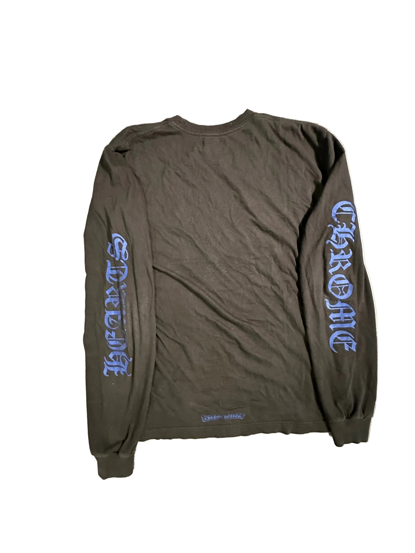 Chrome Hearts Black Blue Long Sleeve Shirt sz L