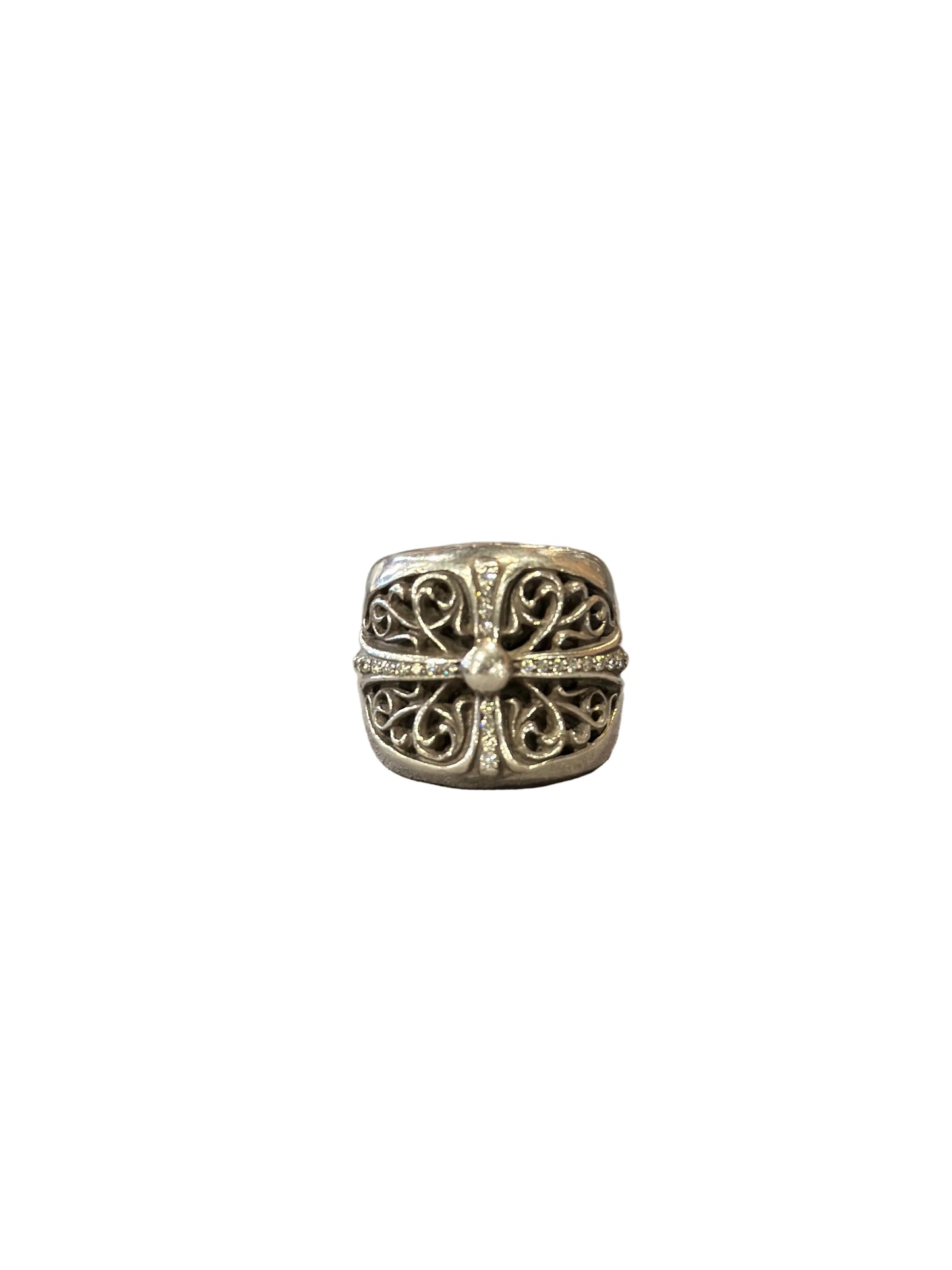 Chrome Hearts Classic Oval Cross Ring sz 10