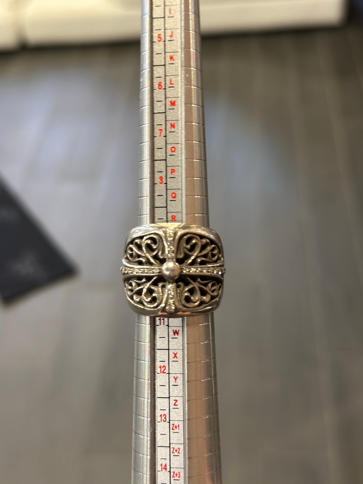 Chrome Hearts Classic Oval Cross Ring sz 10