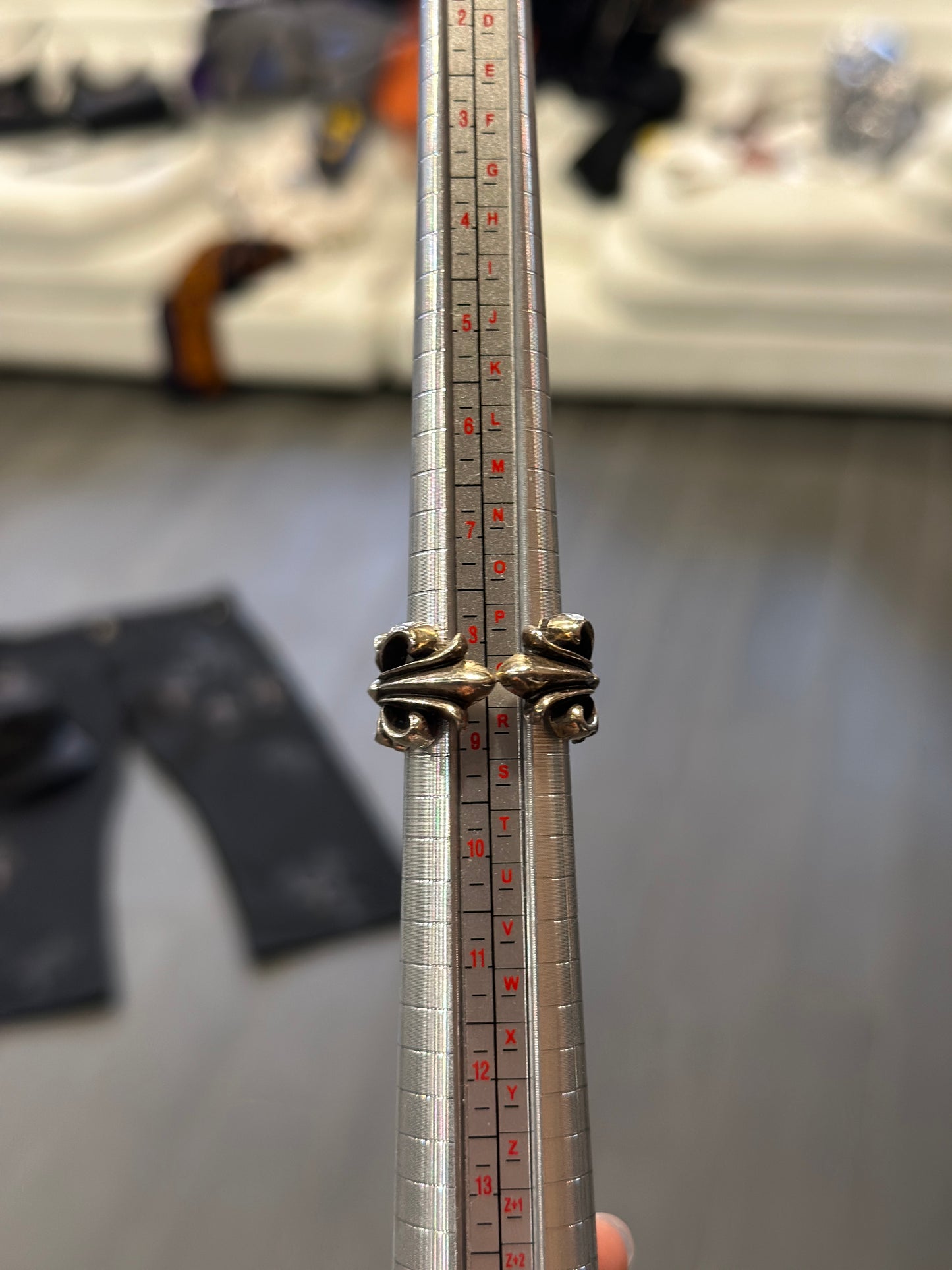Chrome Hearts Double Floral Cross Ring sz 6.5