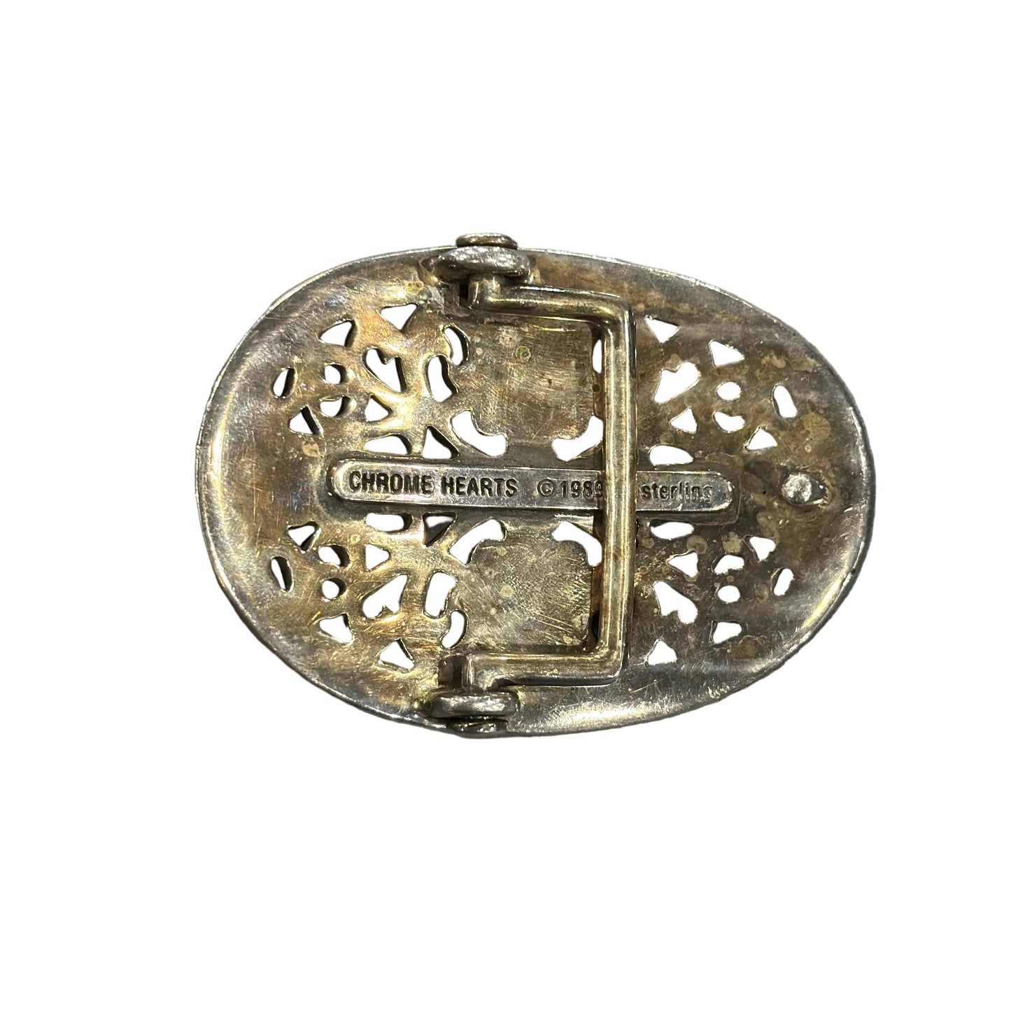 Chrome Hearts Oval Cross belt buckle 2in