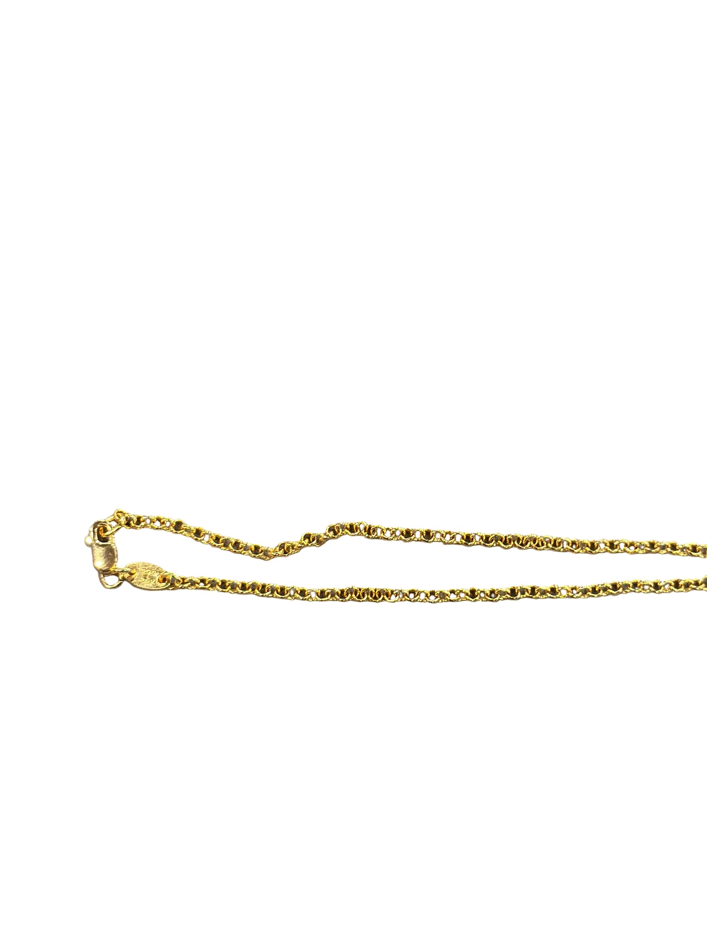 Chrome Hearts 22k Gold Roll Chain