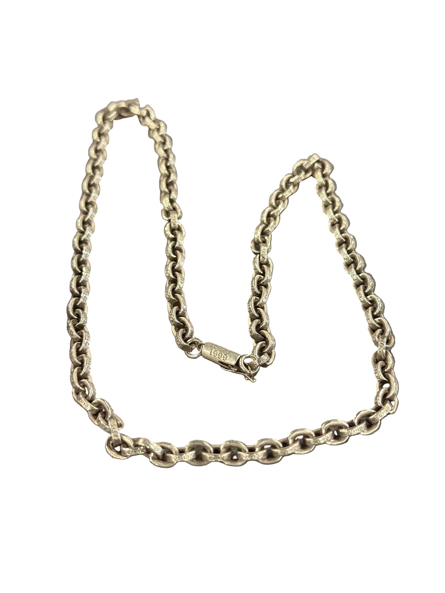 Chrome Hearts Silver Paper Chain (Multiple Sizes)