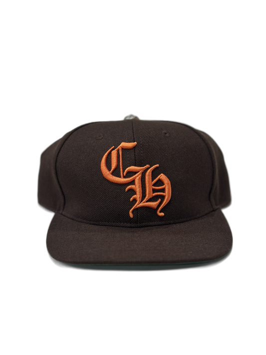 Chrome Hearts Brown hat orange logo 51-61