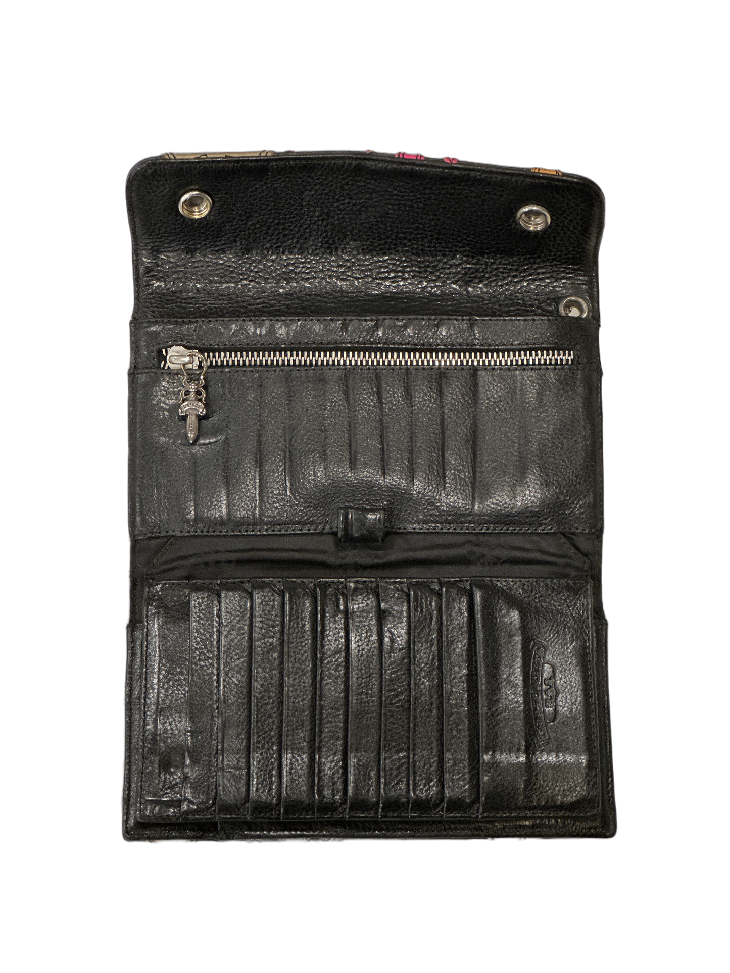 Chrome Hearts Multicolor Cross Patch 'WAVE' wallet
