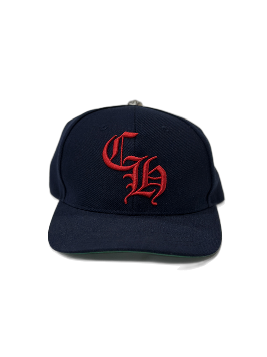 Chrome Hearts Navy/Red CH Baseball Hat