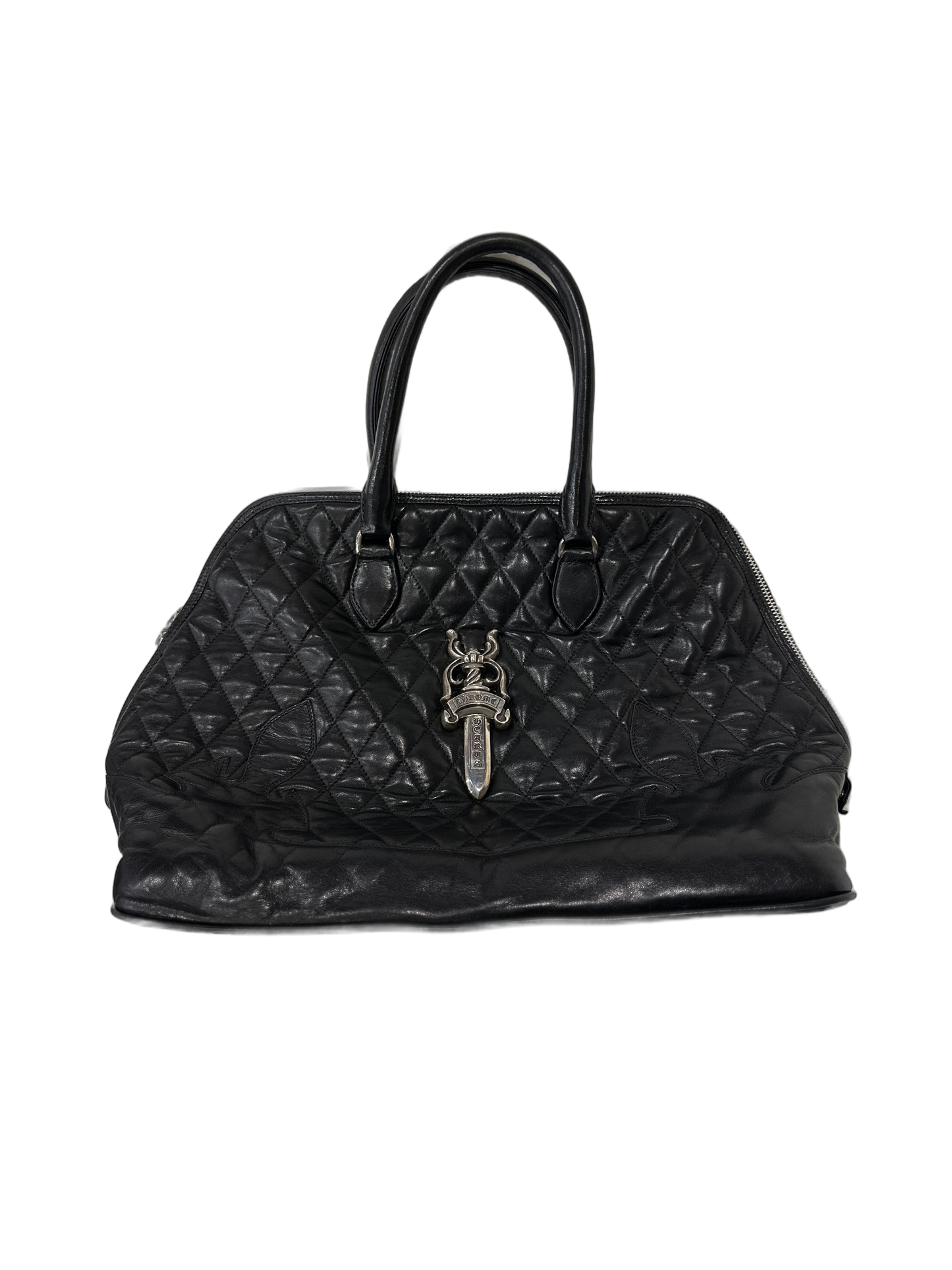 ($12,000) Chrome Hearts quilted Slouchy Mo handbag