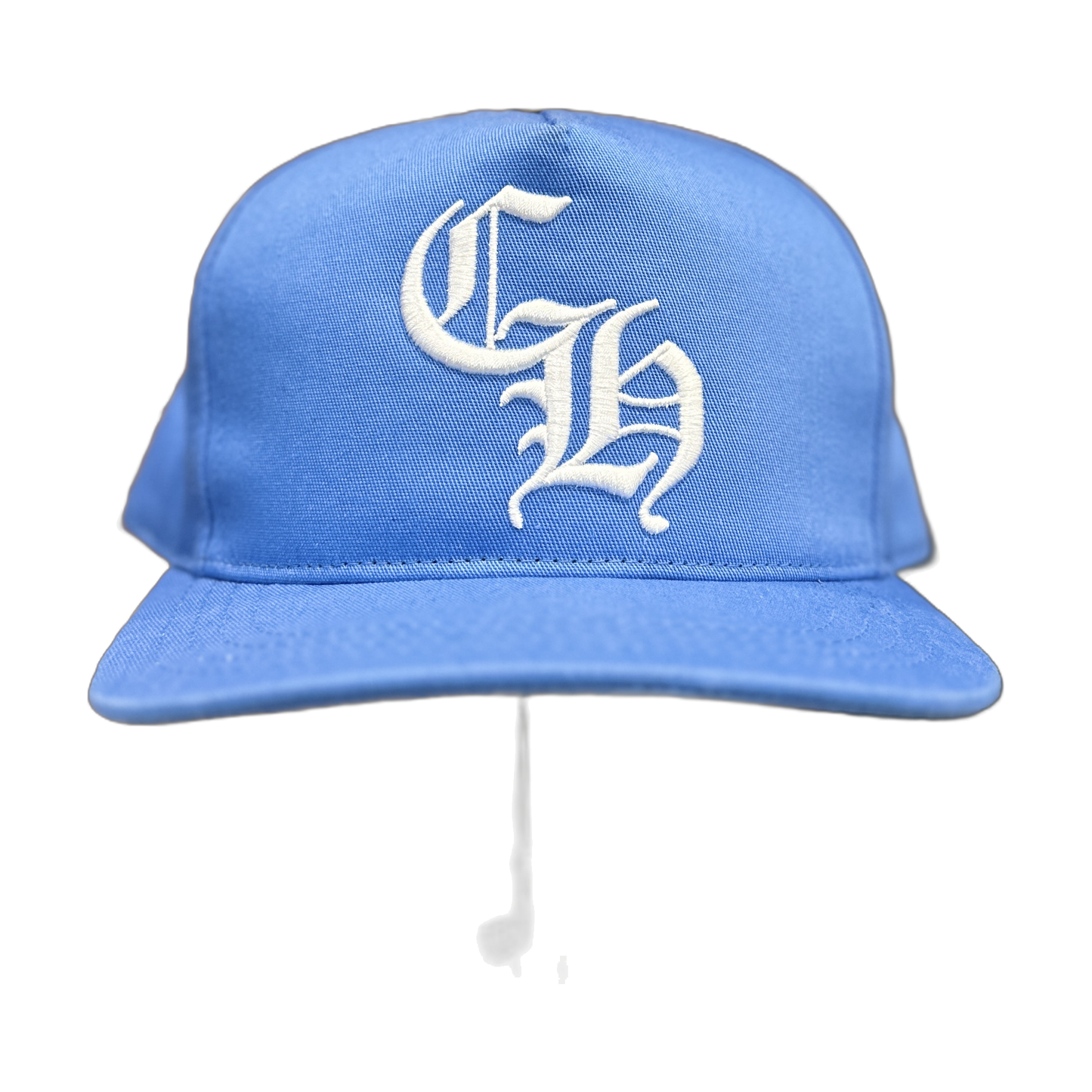 chrome hearts CH logo Baby Blue White Baseball Hat
