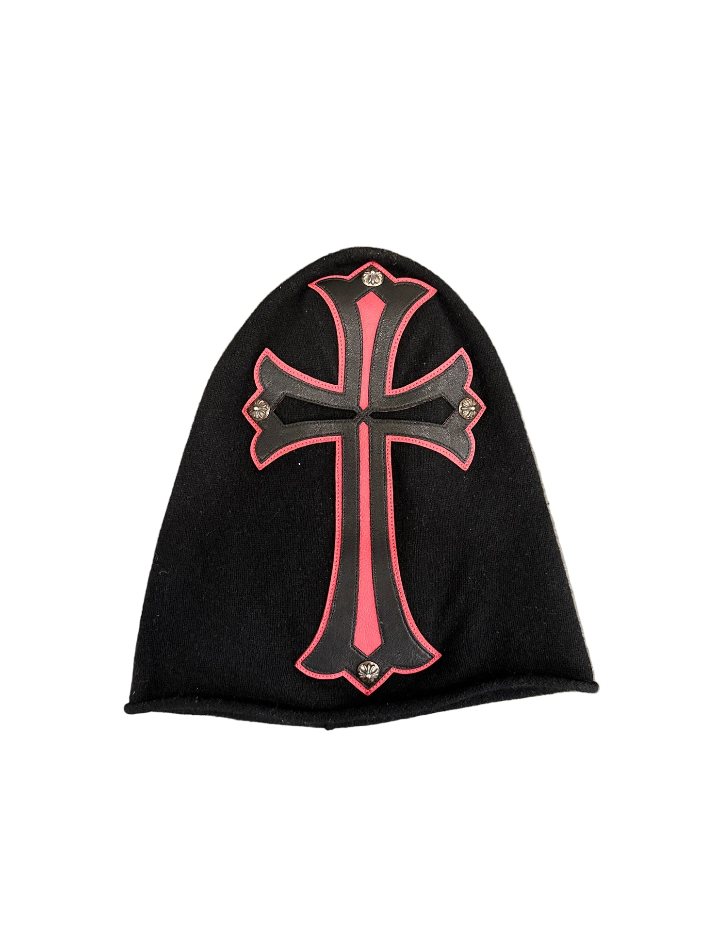 chrome hearts red cross cashmere ski mask