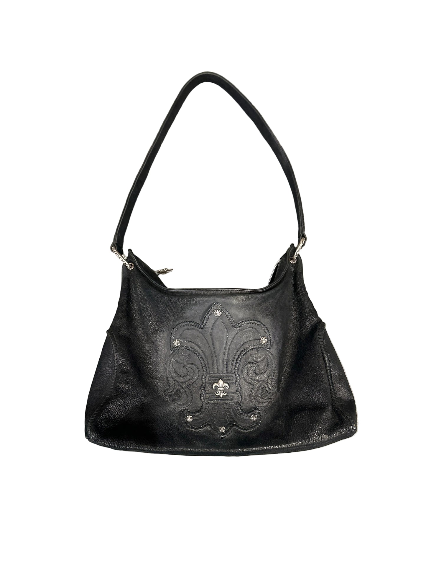 chrome hearts fleur de lis shoulder bag
