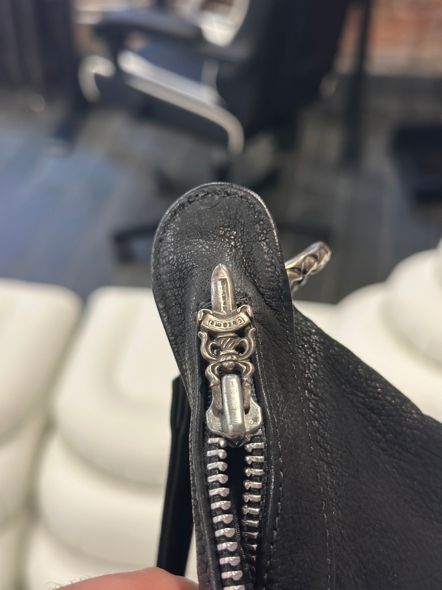 chrome hearts fleur de lis shoulder bag