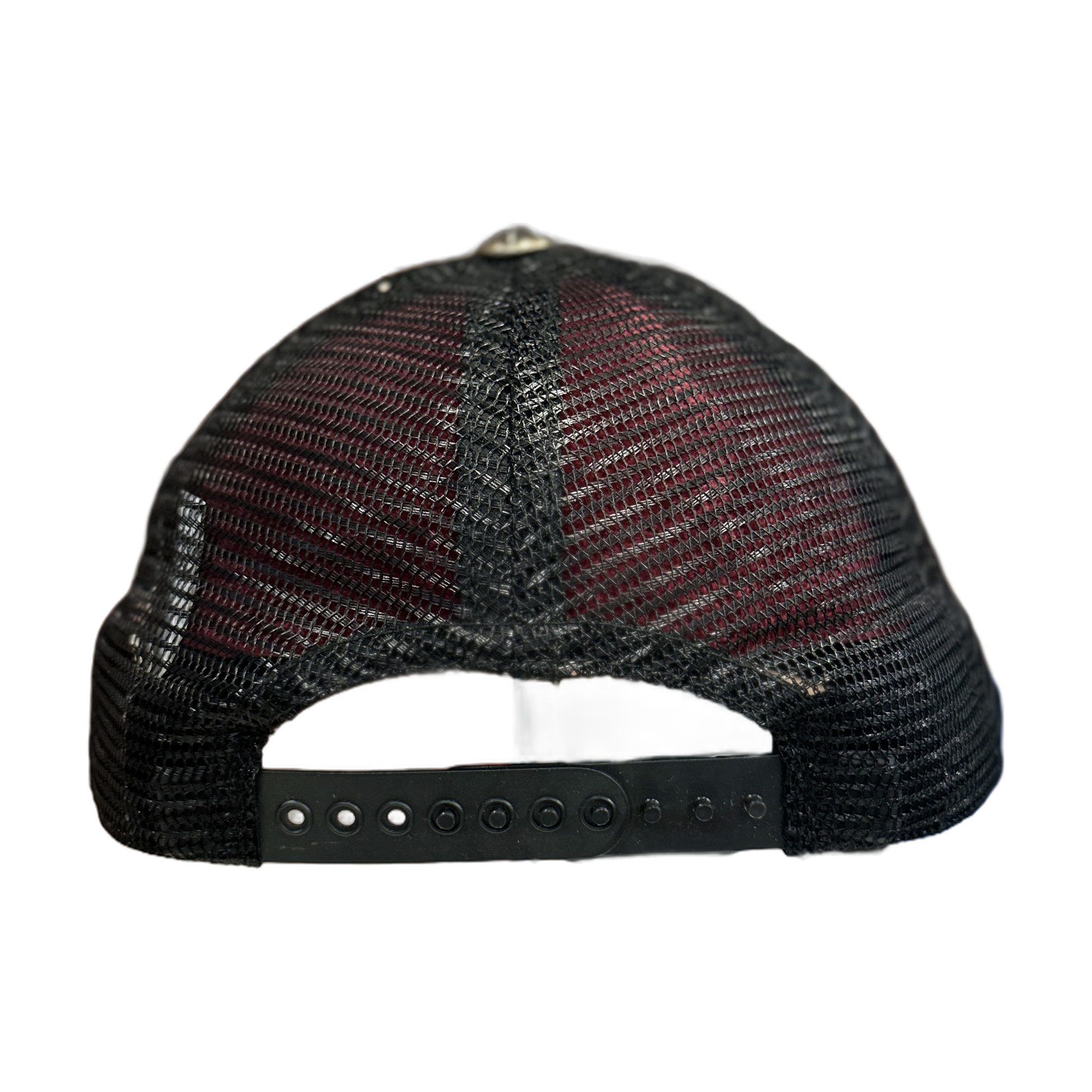 Chrome Hearts Triple Star Trucker Hat Black - Back