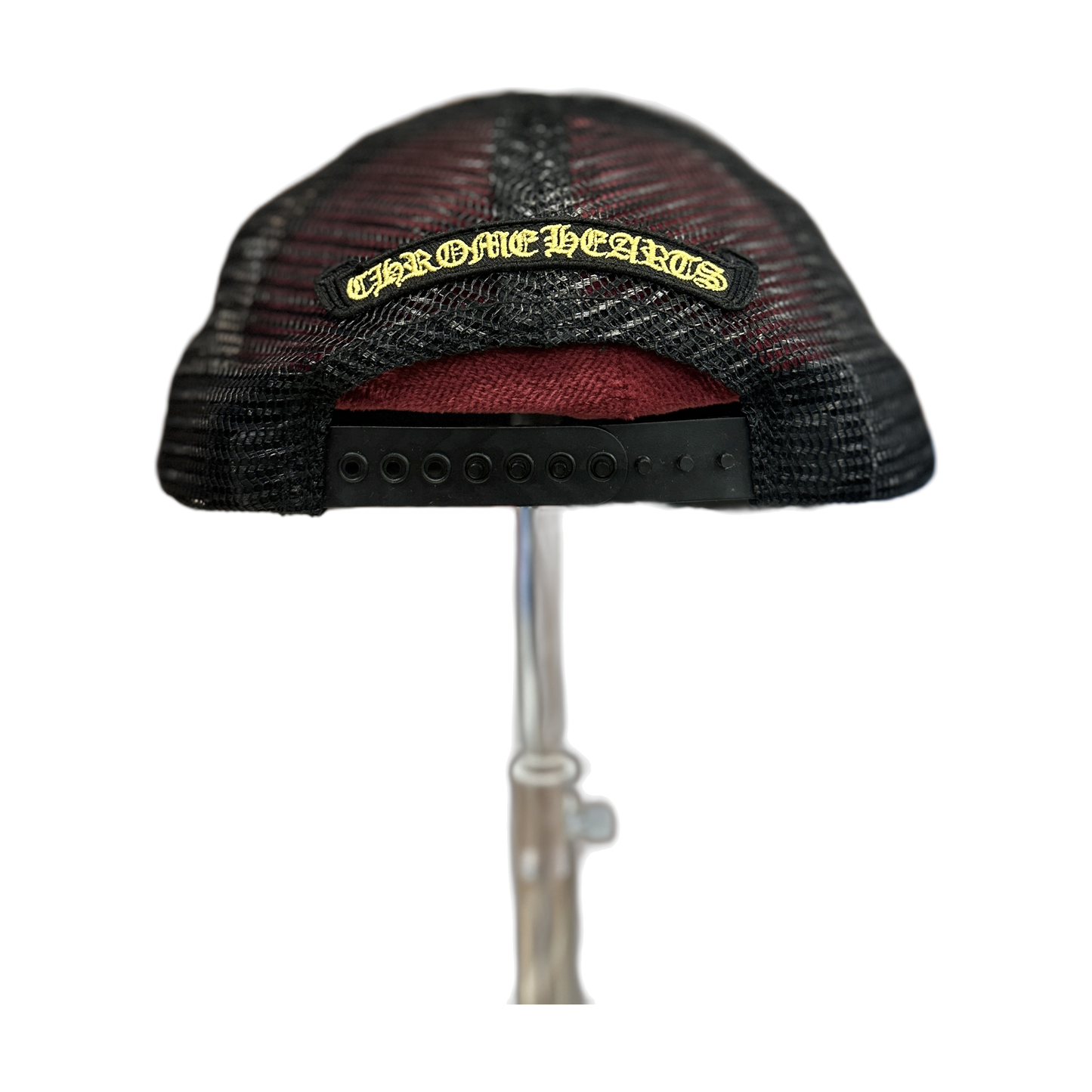 Chrome Hearts Hollywood Patch Suede Trucker Hat Black - Back