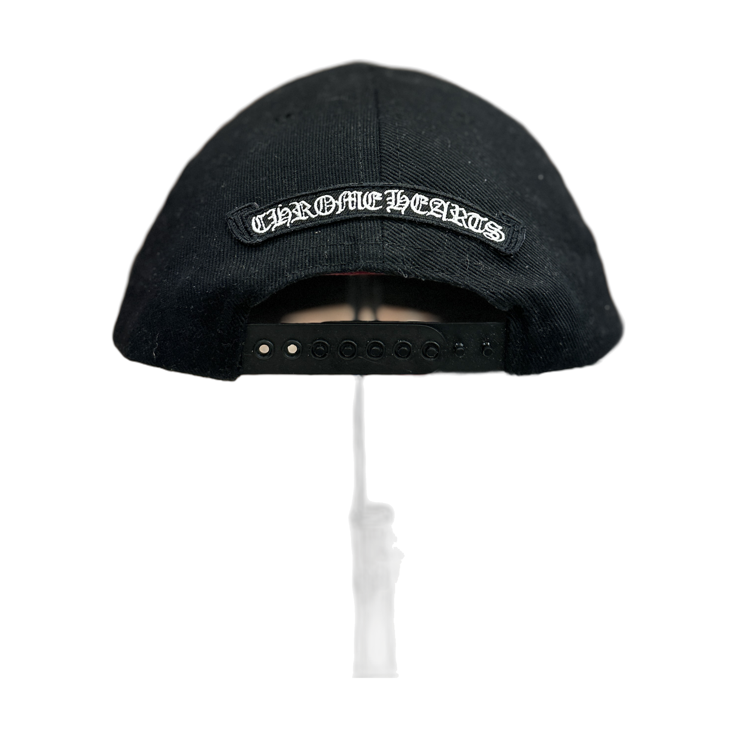 Chrome Hearts Gothic Logo Trucker Hat Black - Back